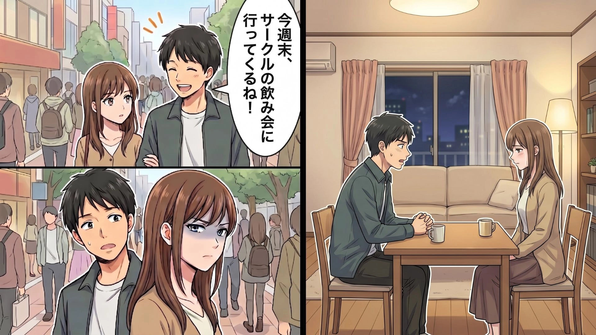 サークルの飲み会を伝えただけで激怒！？彼女が突然【音信不通】になった、まさかの理由とは...！
