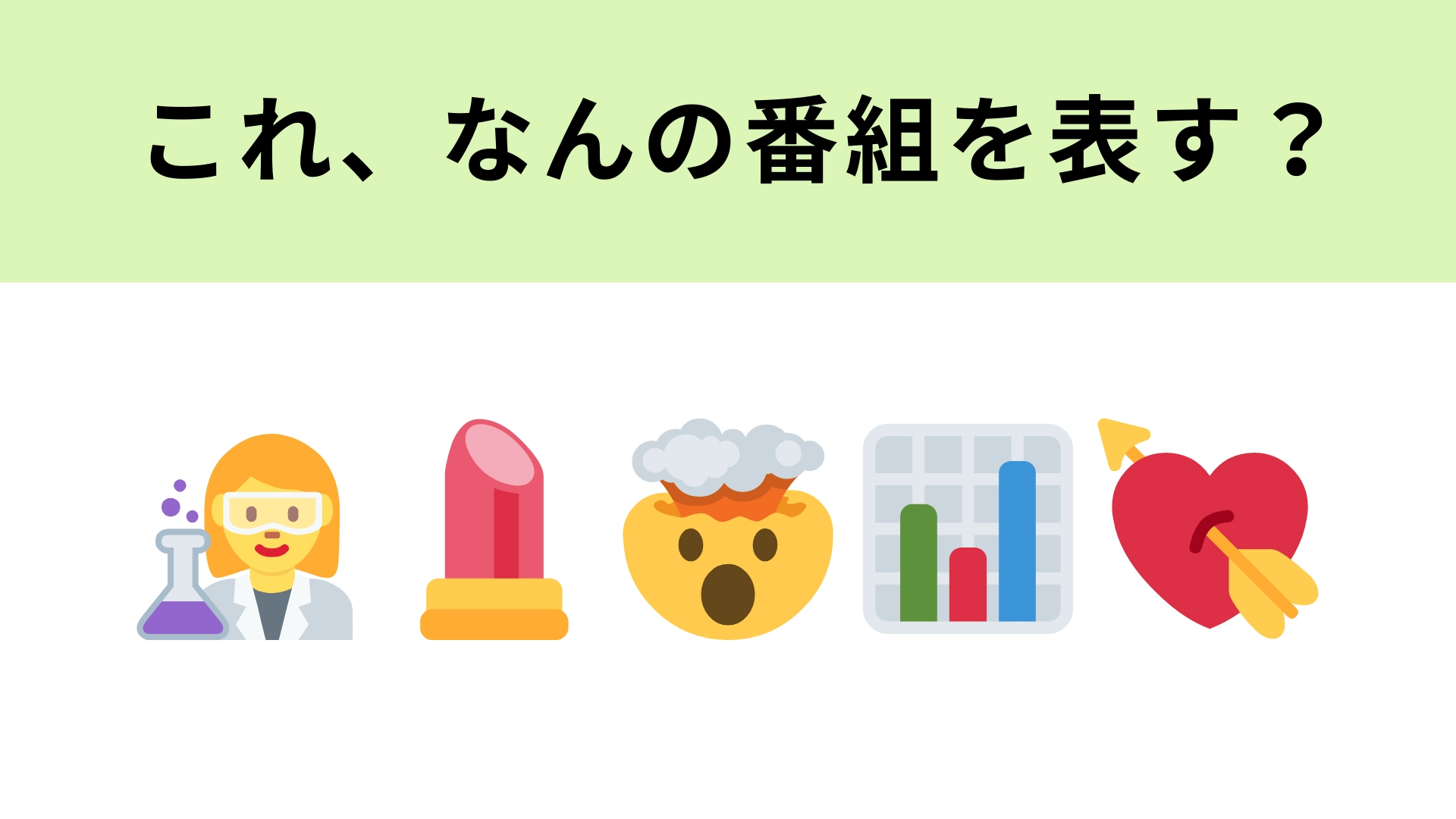 この絵文字が表すドラマは?女子力ゼロの理系女子たちが登場!