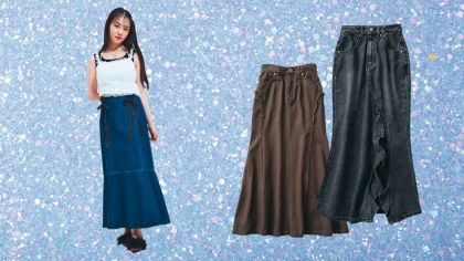 【三浦理奈】体のラインをしっかりカバー♡ 美シルエットの「マーメイドスカート」3選