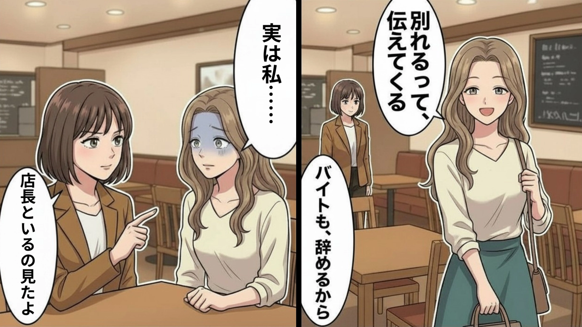 【後編】休日に彼女持ちの店長とバイト仲間の“デート現場”を目撃。主人公が見てしまった【信じられない光景】とは...！？