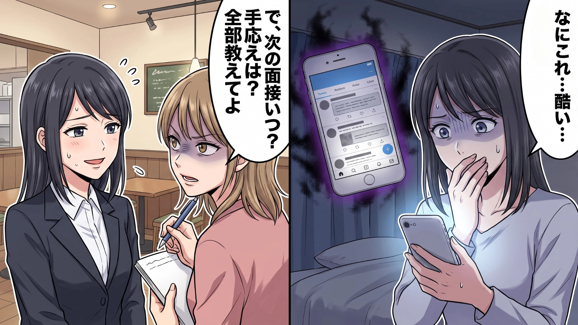 【就活トラブル】「運がよかっただけでしょ」内定を伝えた瞬間、友人が豹変。裏アカに綴られた【衝撃の内容】とは…！
