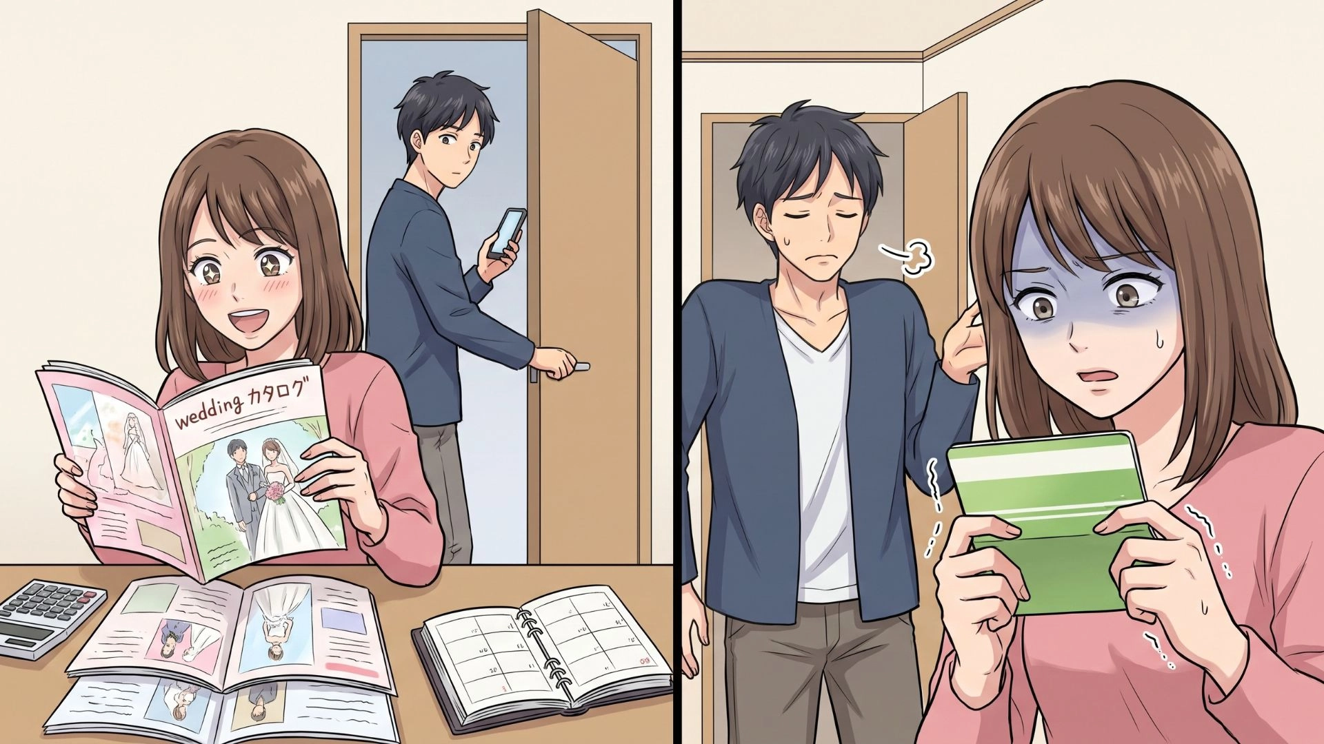 【実体験】〈結婚式目前〉なのに準備を手伝わない彼。共通口座を見てみると、彼の【信じられない裏切り】が判明して...！？・前編