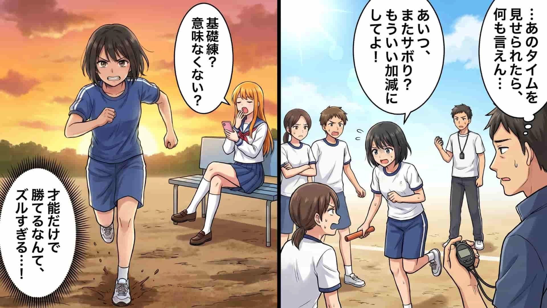 【衝撃ラスト】練習をサボりまくる陸上部エース。すると、県大会決勝で誰も予想できない【まさかの悲劇】が...！？・前編
