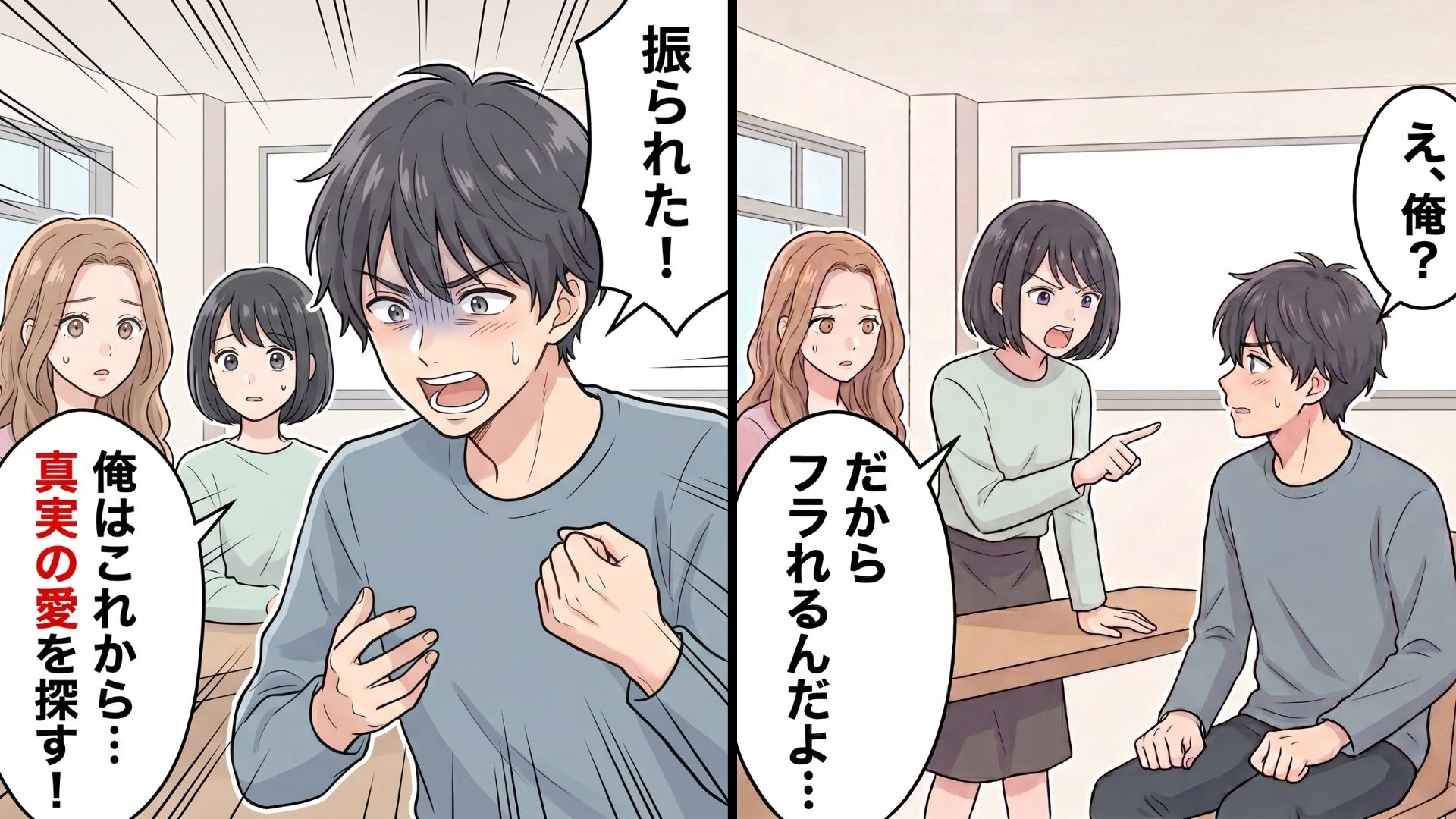 【後編】失恋した男友だちが「真実の愛を探す！」と宣言。しかし、スマホに写っていたのは【まさかのアプリ】で...！？