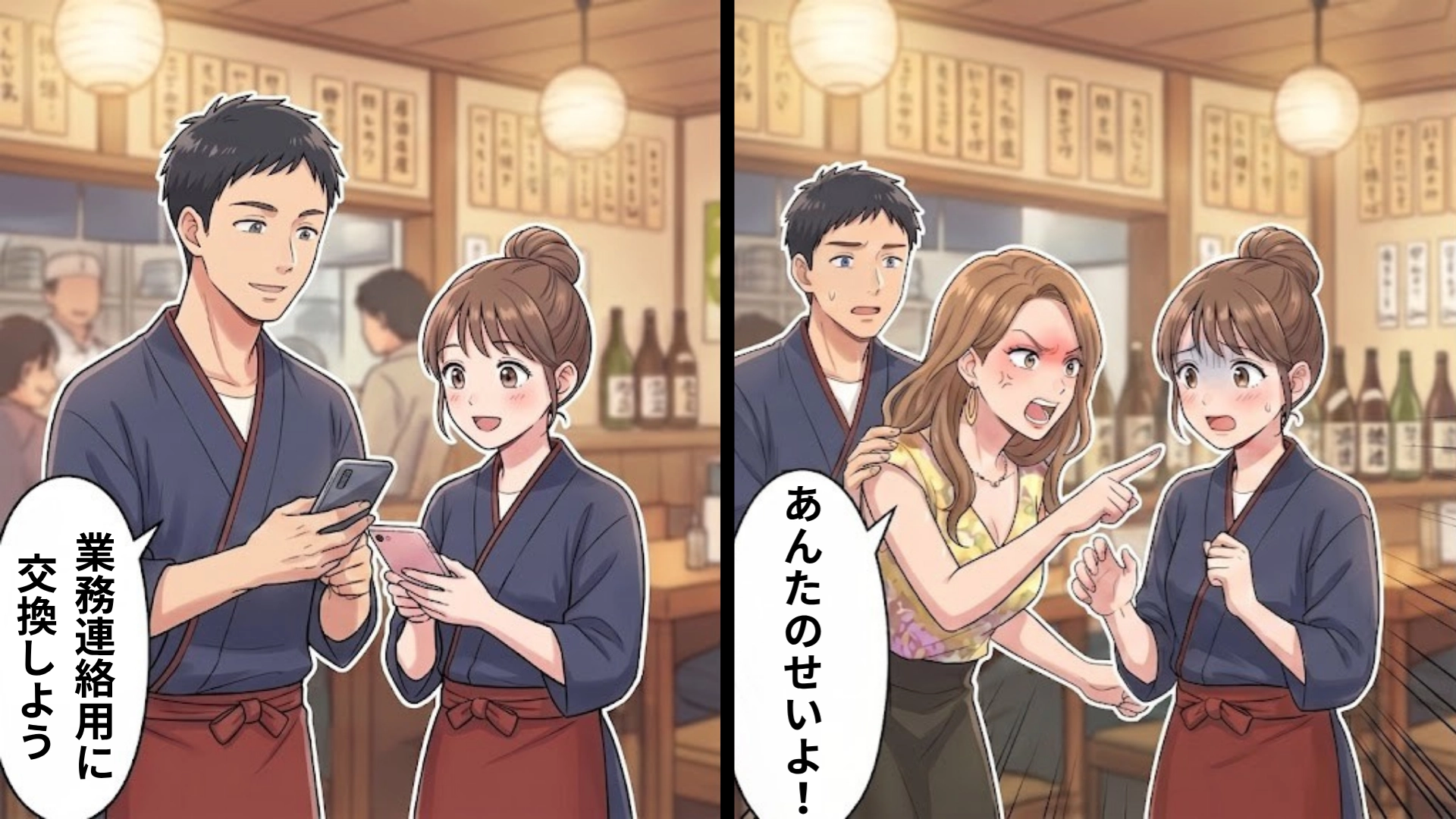【修羅場】「全部あなたのせいよ！」バイト先の先輩と連絡先を交換したら...【とんでもない噂】を流されて！