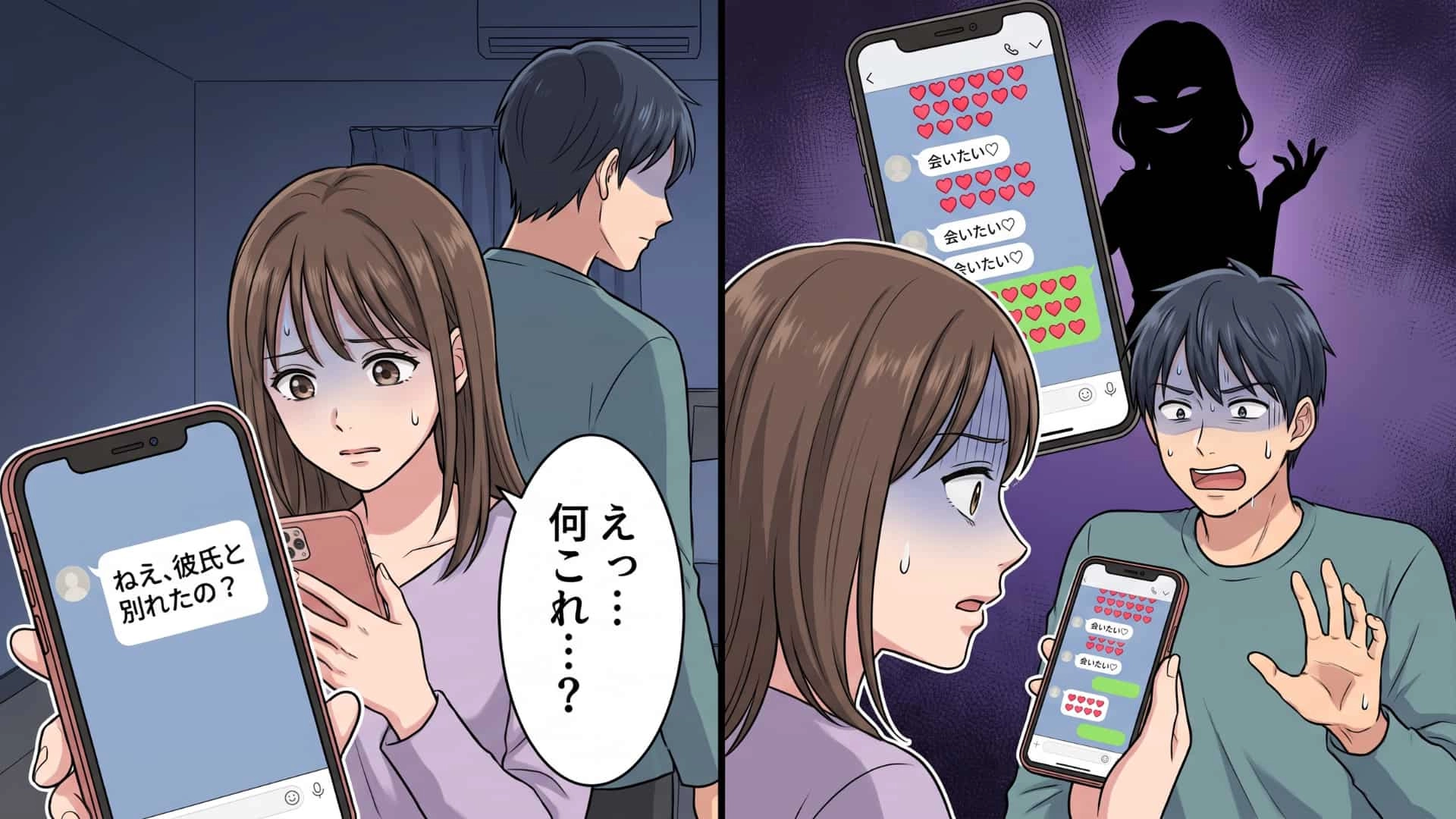 【同棲】スマホから発覚した最悪の事態。相手は、同じサークルの女子で...悪質な噂まで流されて主人公激怒！？・前編