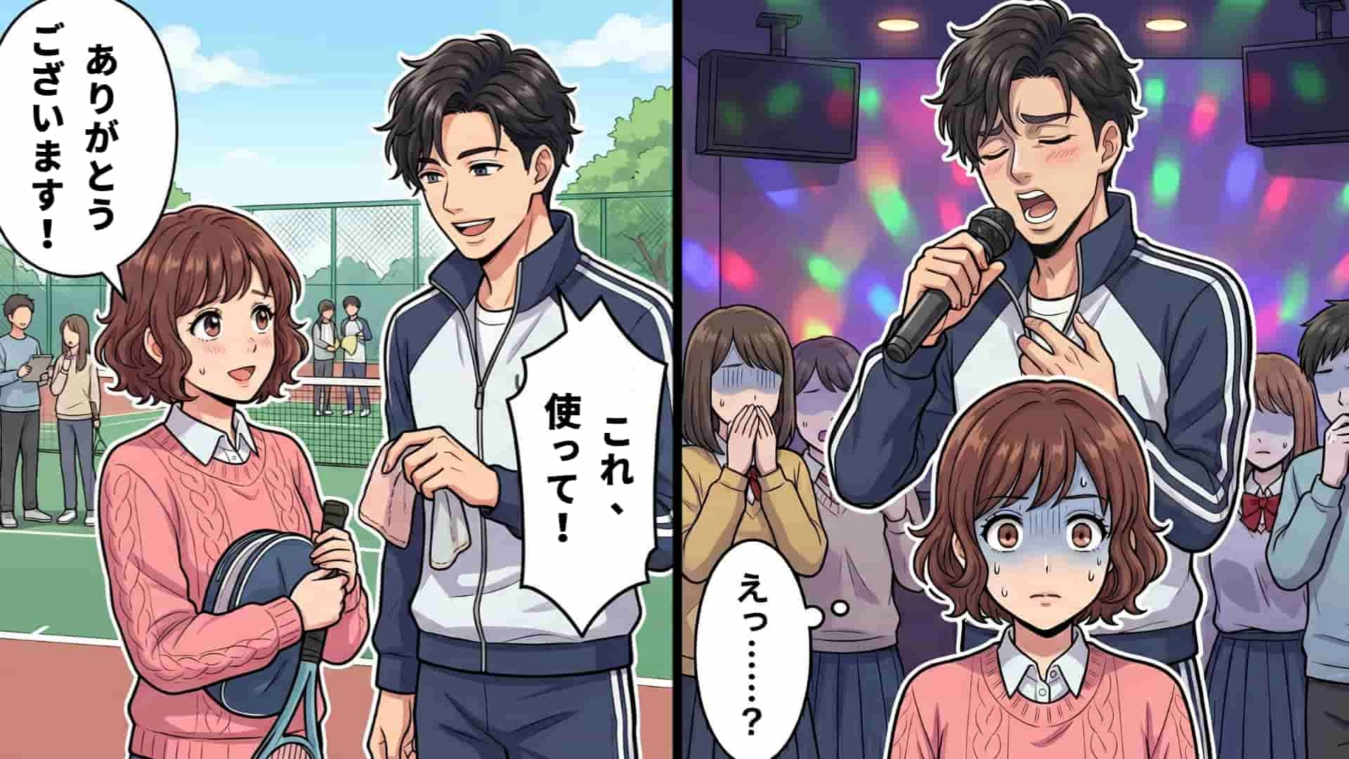 憧れの先輩と念願のカラオケへ♡ すると、歌が始まった瞬間【まさかの事件】が...！