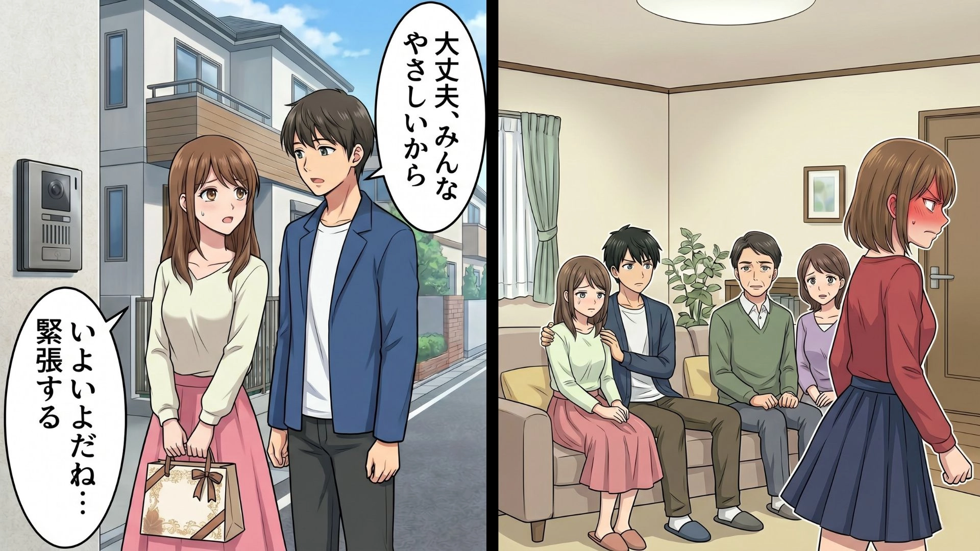 【最後にスカッと！】彼の実家へ初訪問。そこで“マウント発言”が止まらない幼馴染に出会って...まさかの事態に！
