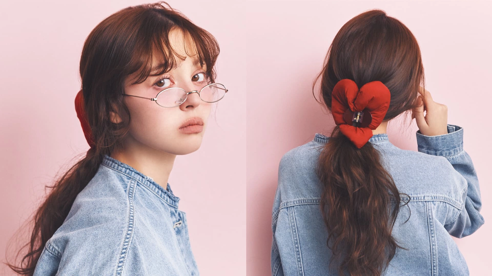 とめるだけ簡単!マルチwayハートアクセが主役の【こなれミックスカール】