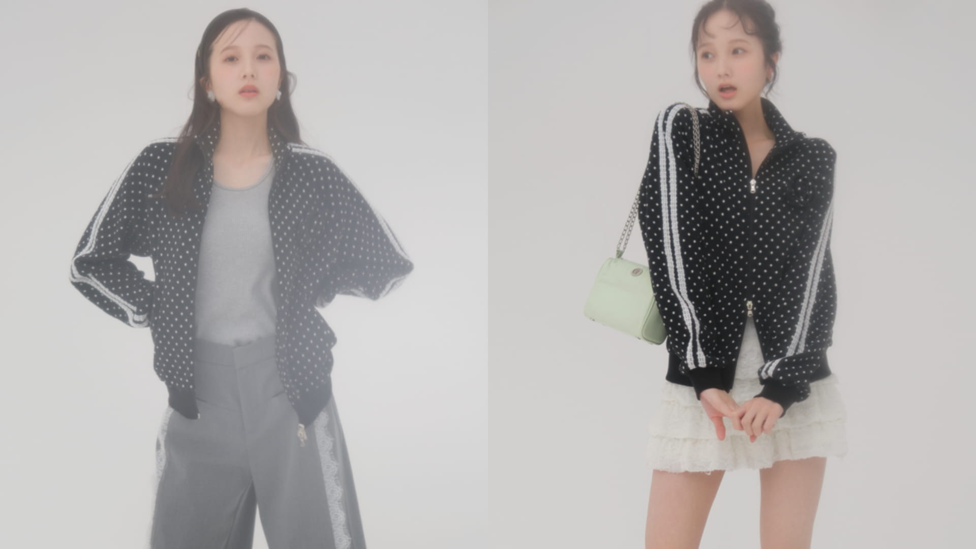 甘い世界観＆大人っぽさをゲット♡ スポーティーな「トラックジャケット」の着こなし術