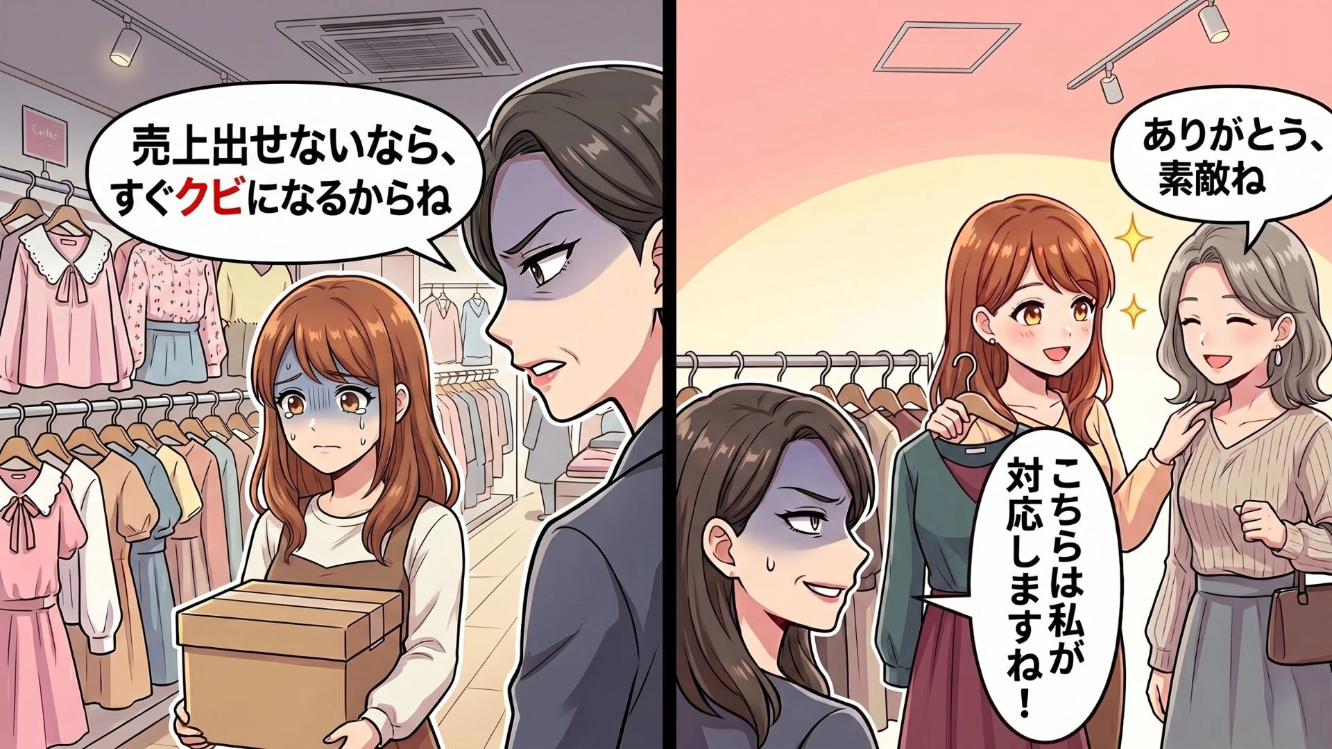 【売上至上主義】の恐ろしい先輩から嫌がらせを受ける日々...主人公を救ってくれたのは、まさかの人物で！？・前編