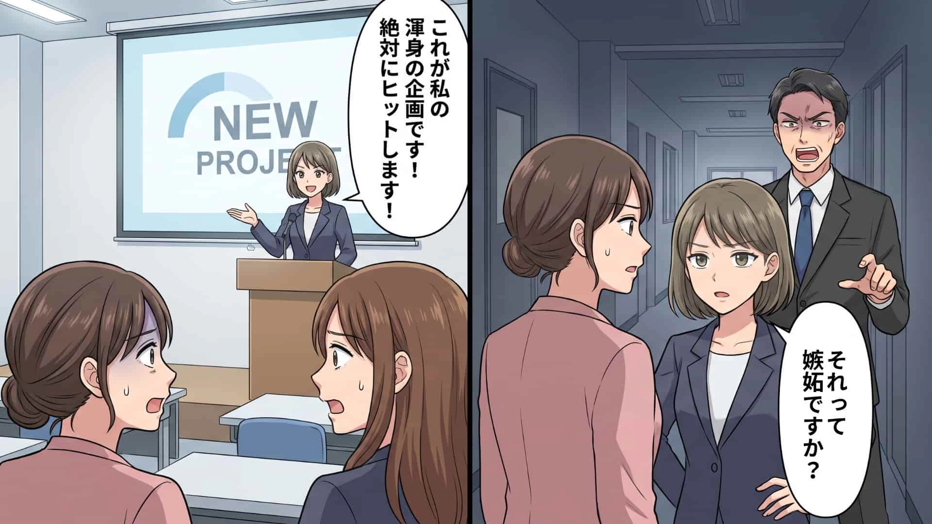 【職場】新卒女子が舐めた態度を連発。理不尽な注意を受けた私が目撃した、【社内を揺るがす衝撃の裏事情】とは…！？・前編