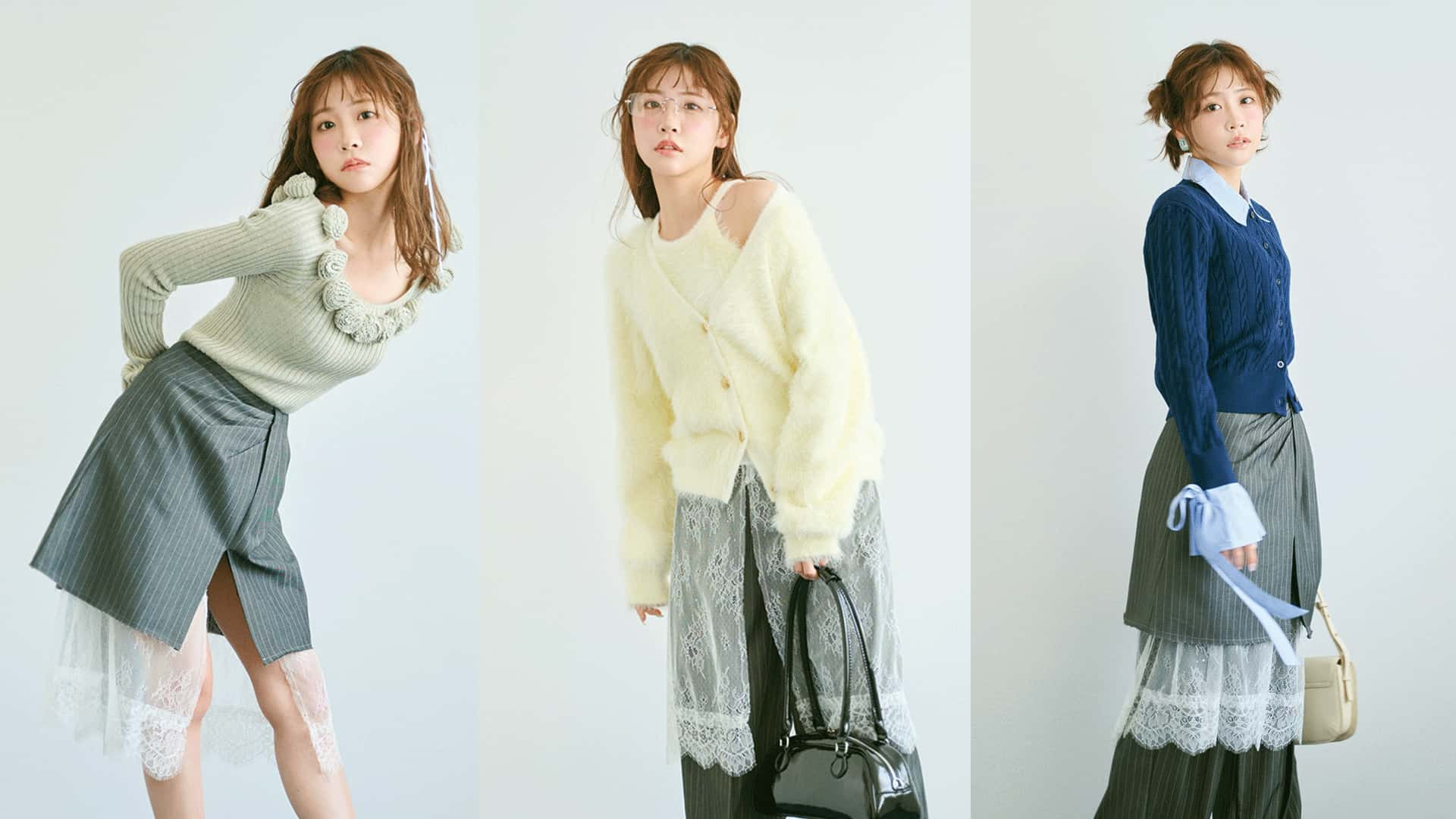 今季らしさが手に入る♡ スーツライクな「スカートパンツ」着回し術3選