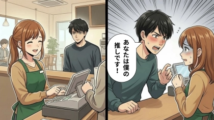 【恐怖体験】「あなたを推しているんです！」距離感がおかしい常連客。ある日、まさかの発言をされて...！？・前編