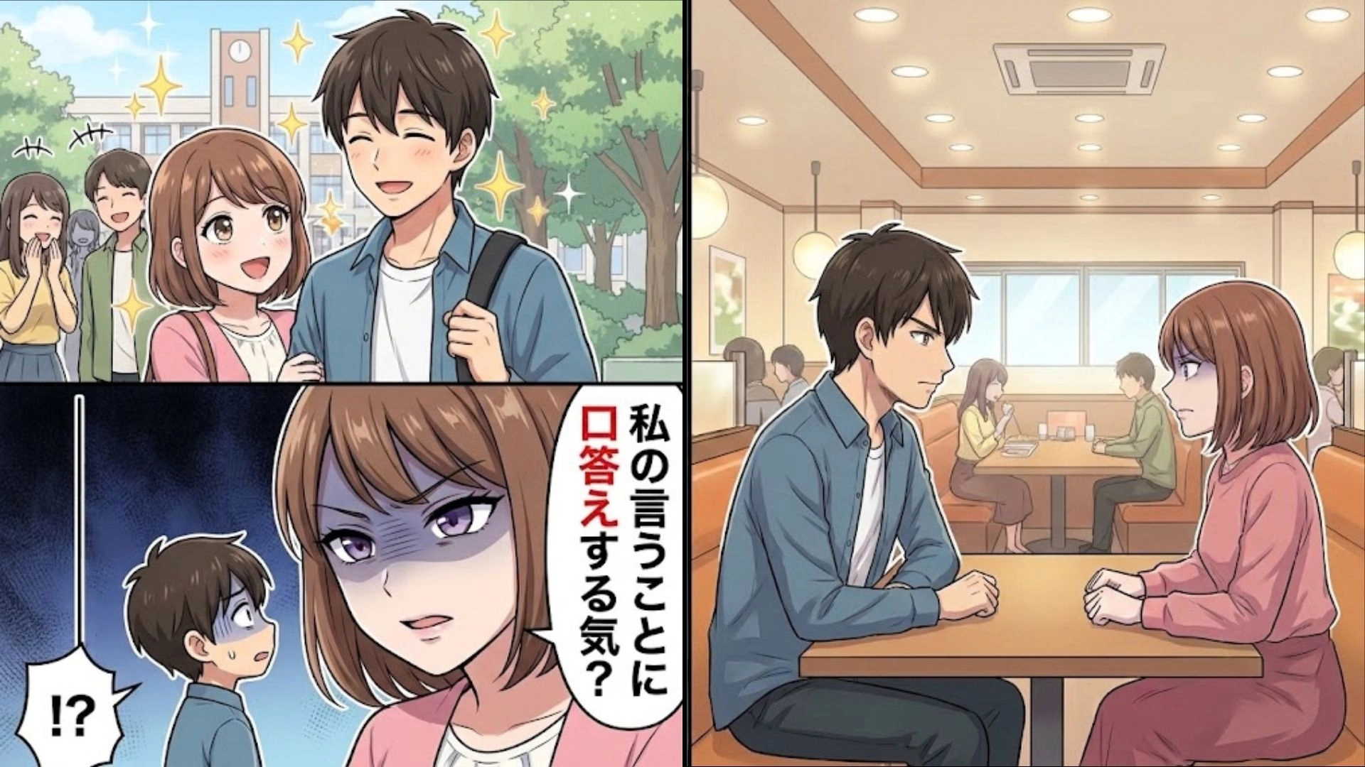 【モラハラ彼女】「口答えする気?」愛する彼女の正体は最恐の“女王さま”...!?理不尽すぎるルールに、とうとう主人公は限界を感じて!