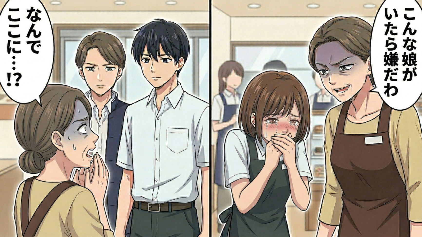 【後編】【最後にスカッと！】バイト先で理不尽な嫌味を繰り返すお局。エスカレートする嫌がらせに、とうとう号泣してしまった私を救ってくれた『予想外すぎる人物』とは…！