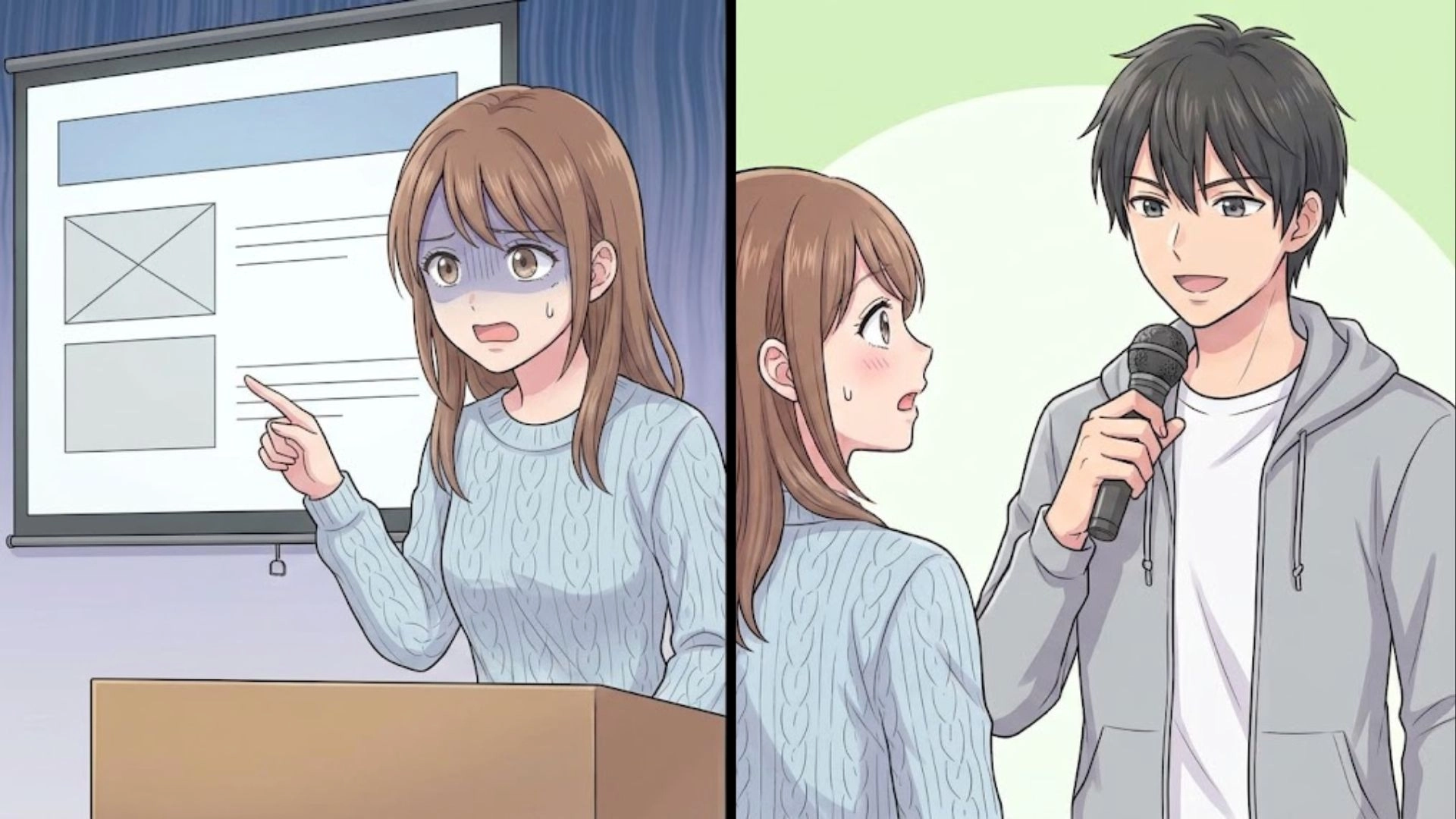 【後編】【大学】「よりによって、どうしてこの人なの?」絶対に失敗できないプレゼン。やる気ゼロの男子とペアになり、本番で【まさかのアクシデント】が...!?