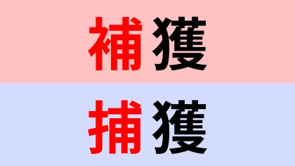 【漢字クイズ】「補獲」or「捕獲」正解はどっち？意外と間違えやすい！