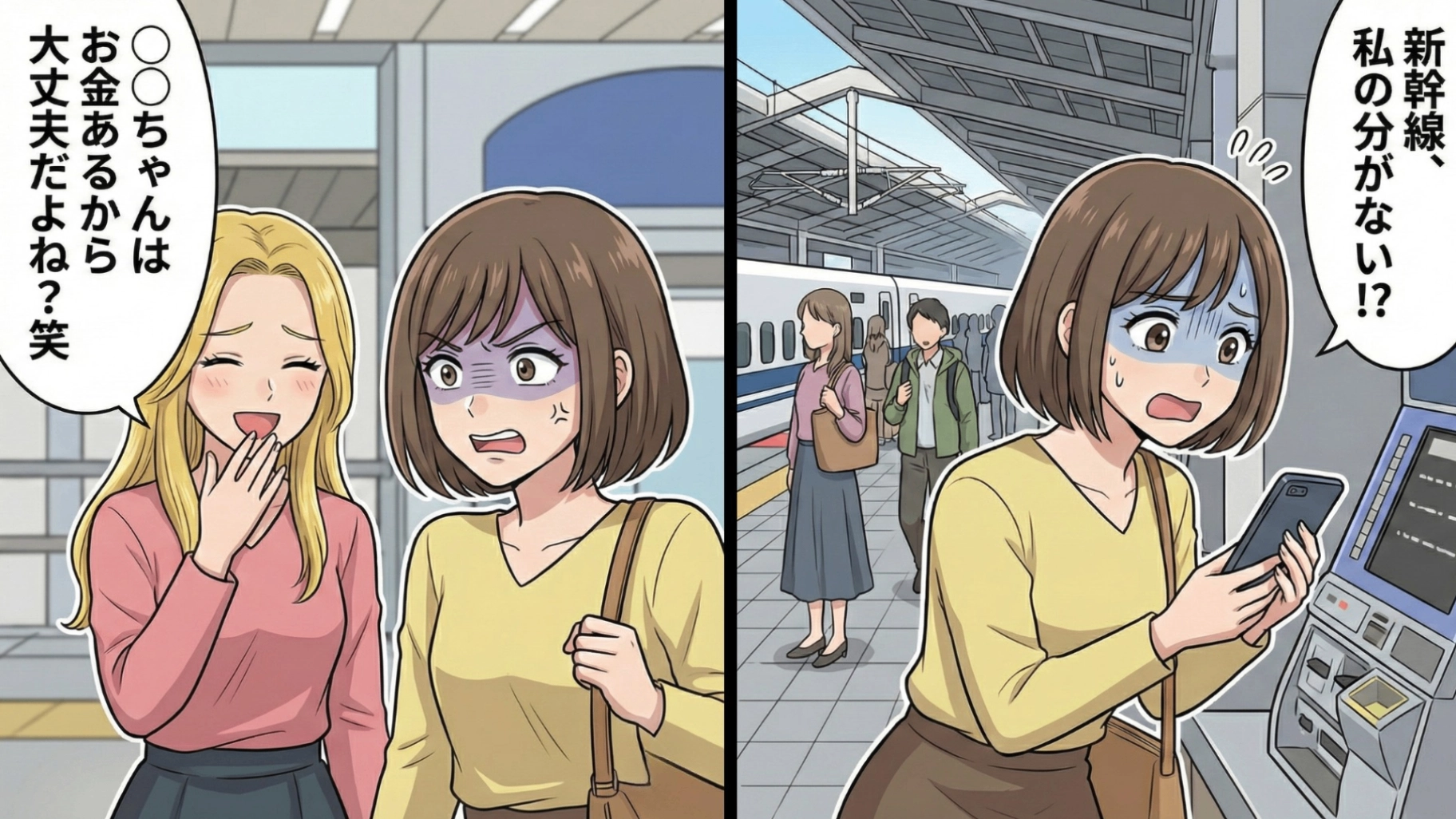 【後編】私の分の新幹線の予約を忘れた！？衝撃行動を連発するオタ友に【まさかの展開】が...！