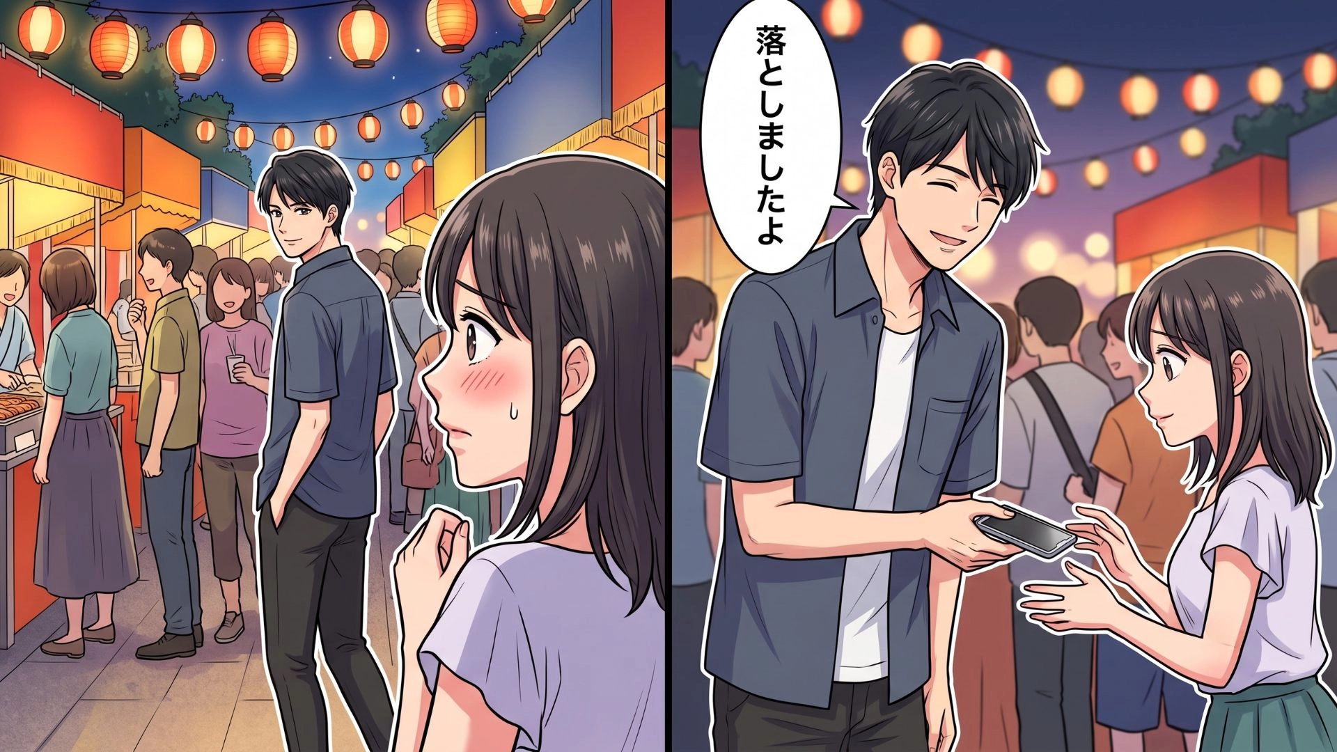 【衝撃エピ】地元のお祭りで運命の出会い♡ まさかの場所で再会を果たすも、『神対応イケメン』の本性が判明して...！？・前編