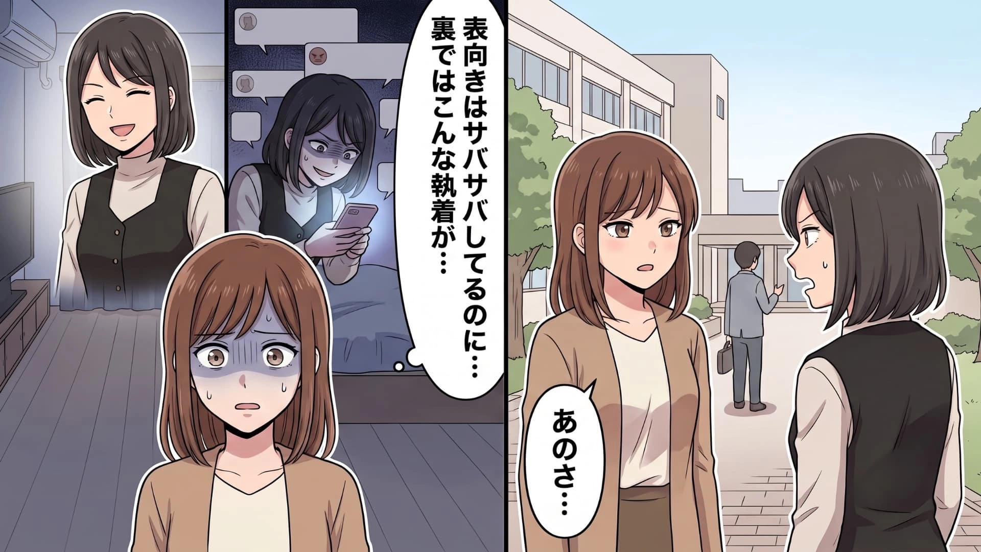 【後編】【フレネミー】「SNSなんて承認欲求の塊」大学で意気投合した友人。ある日、SNSの裏アカウントが判明して【予想外の事態】に...！？