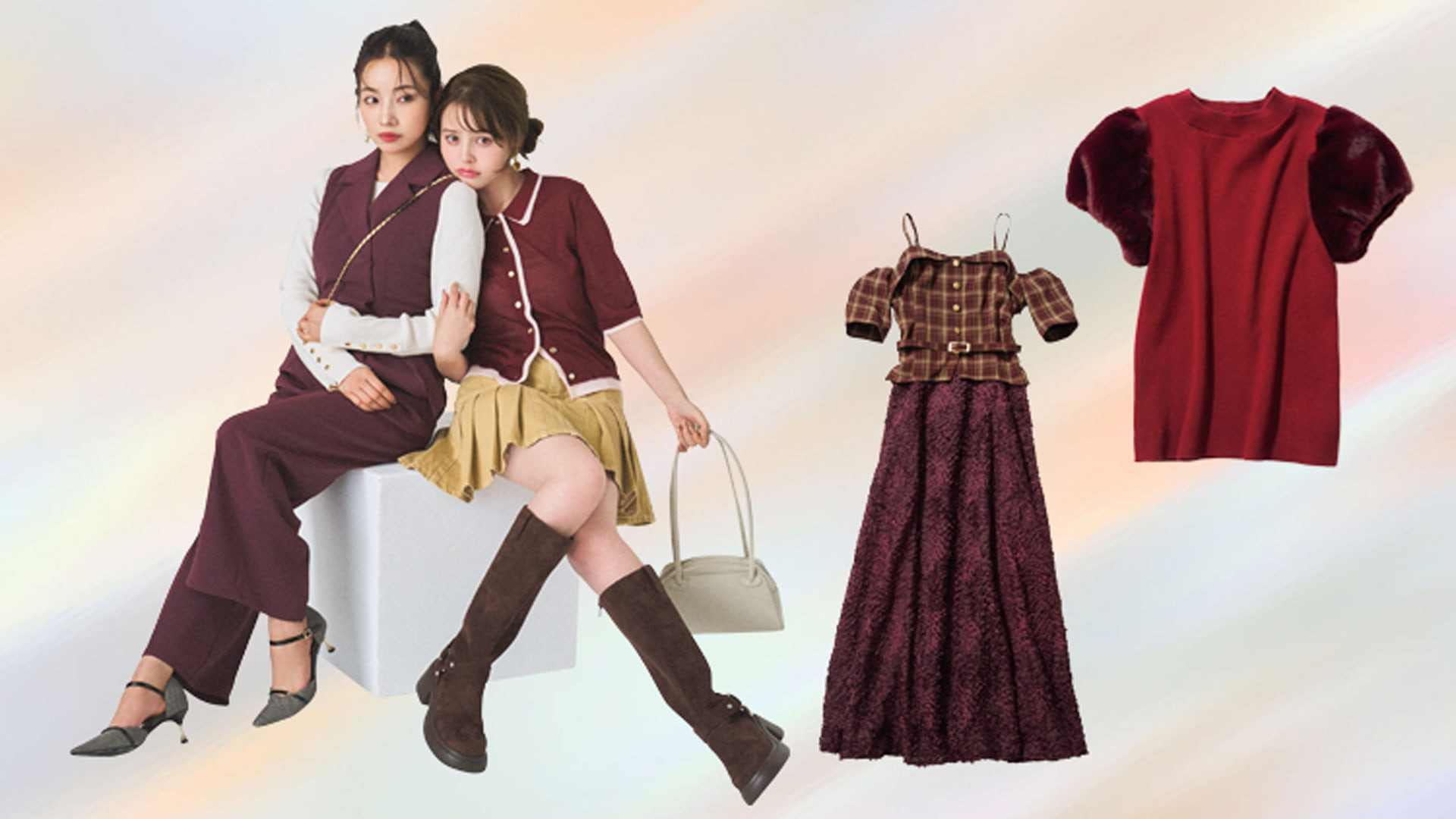 秋らしいオトナカラー♡ カジュアルな装いを格上げする「バーガンディコーデ」特集