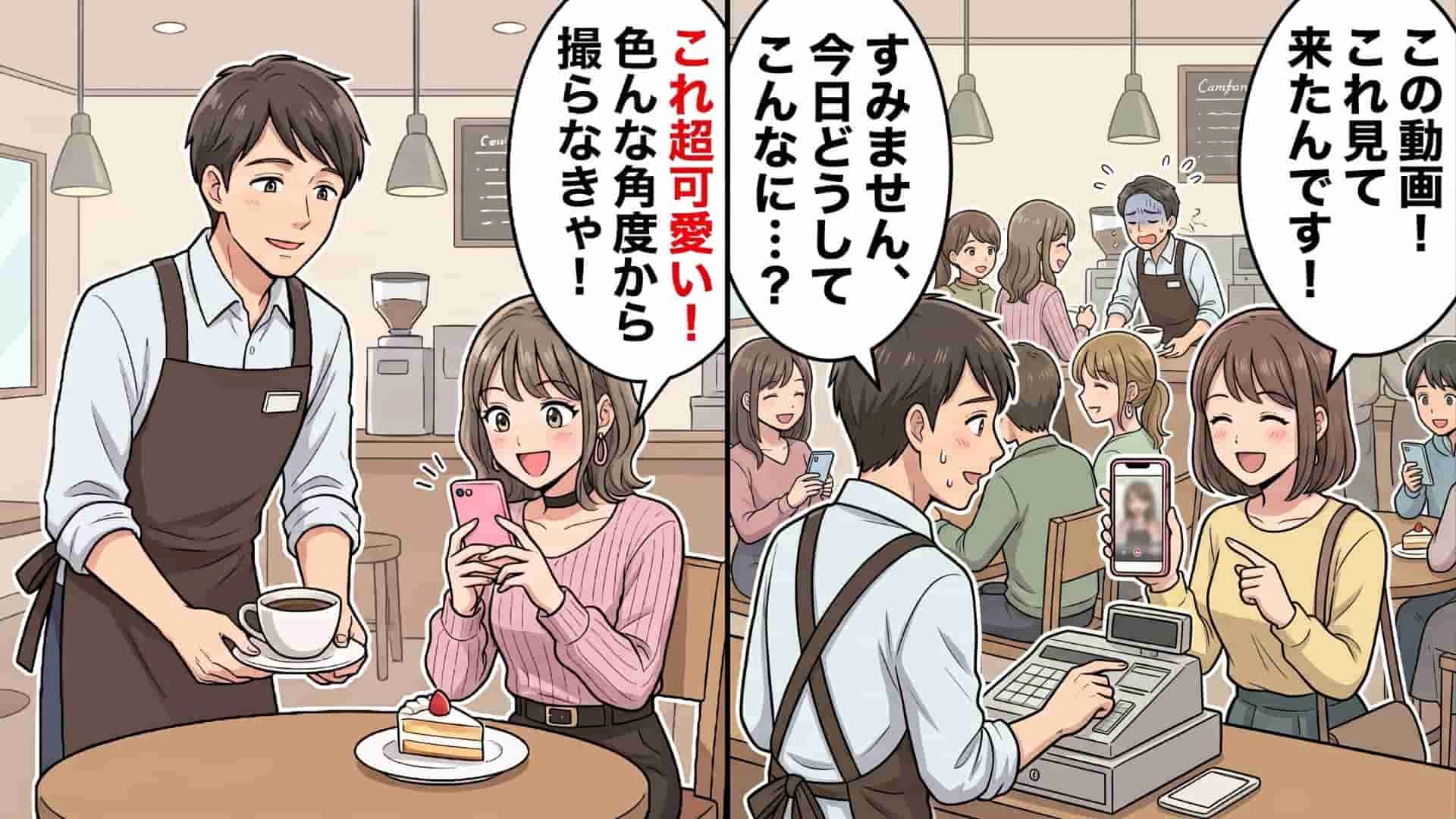 【バイト】いつも静かなカフェに“突然の大行列”!?店長と私が大パニックに陥った、【予想外の出来事】とは…!