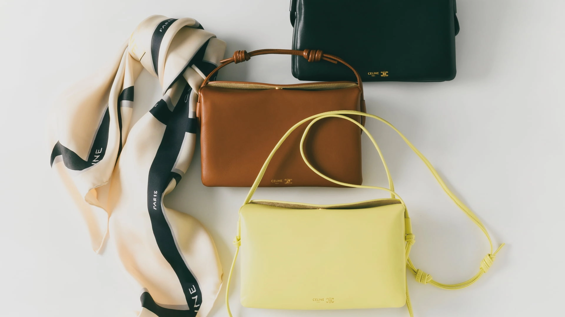 【CELINE】春の新作が登場！使いやすさにこだわった「ショルダーバッグ＆スカーフ」