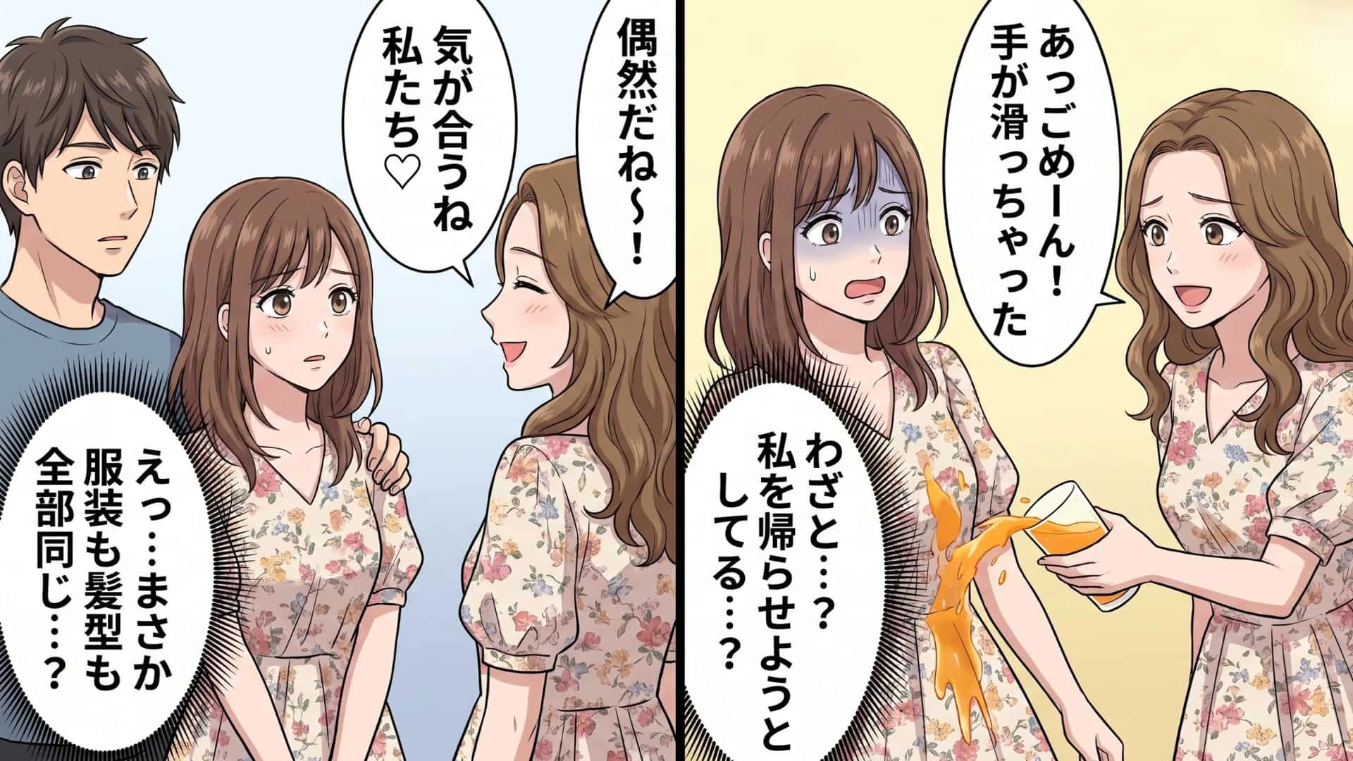 【衝撃体験】親友に彼氏を紹介し、3人で食事行くことに♡ しかし当日、待ちあわせ場所に現れた彼女に【とんでもない姿】に絶句...！？・前編