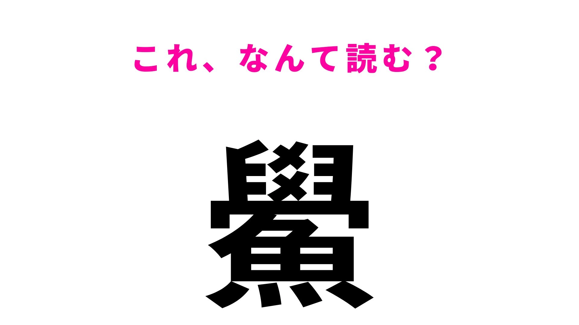 【漢字クイズ】「鱟」はなんて読む?「生きた化石」と呼ばれる生き物!