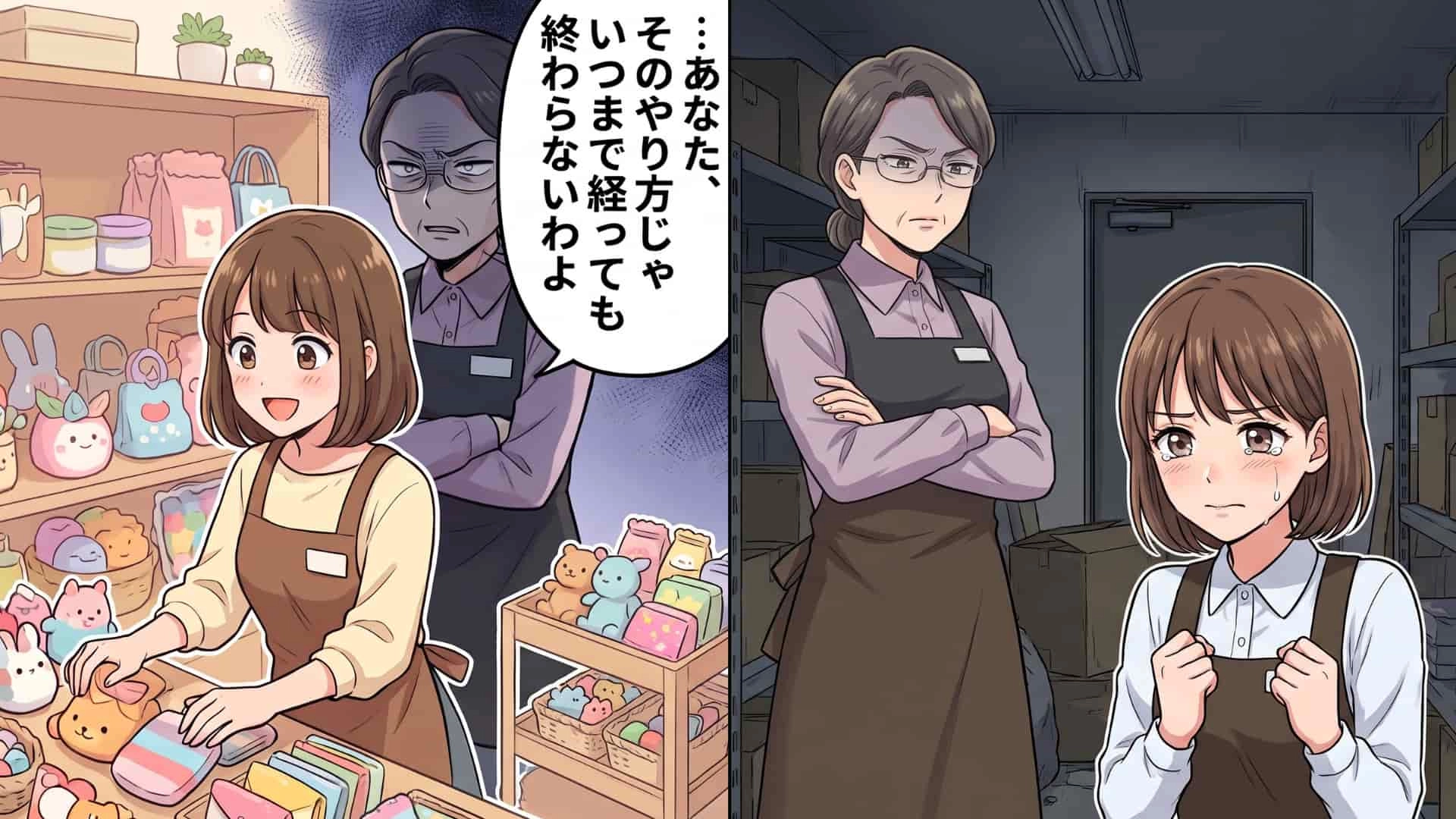 【最後にスカッと！】憧れの雑貨屋バイト♡ しかし、待っていたのはお局からの理不尽な嫌がらせの連続。伝達漏れを私のせいにされ、ついに我慢の限界を迎えてしまい…！