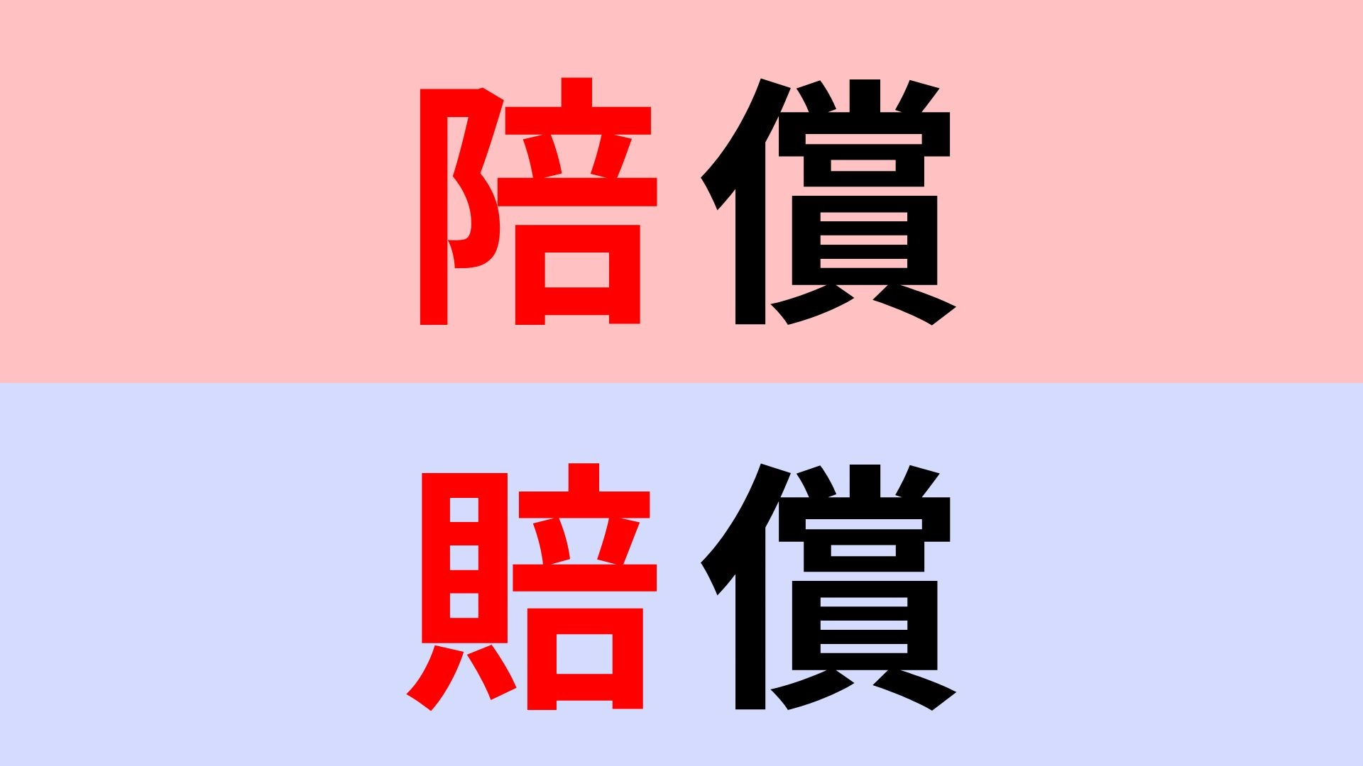 【漢字クイズ】「賠償」or「陪償」正解はどっち?ニュースで見る言葉を正しく書ける?