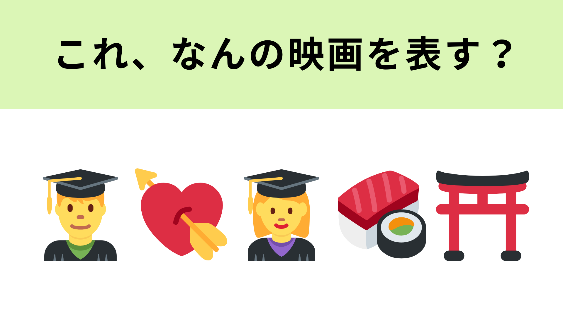 この絵文字が表す映画は？志尊淳さんが出演しています！