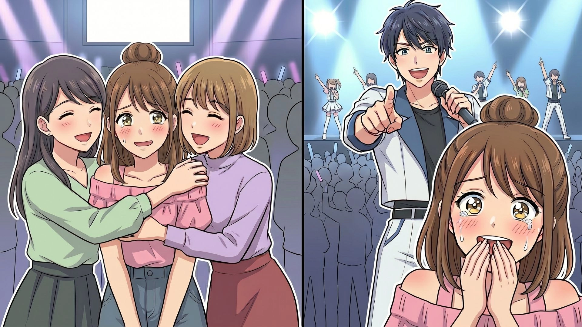 【後編】【推し活】ライブ会場で、“同担”のファンがありえない嫌がらせを...落ち込む主人公に【予想外の事態】が！？