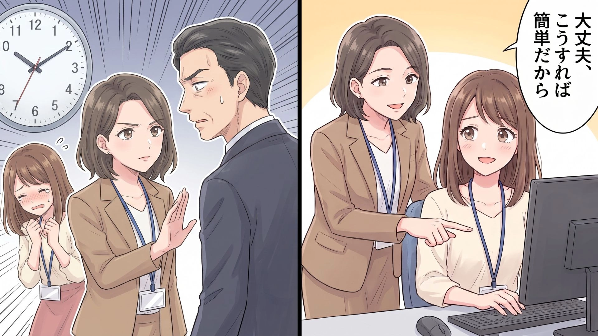 【後編】「正直使えないね」憧れのインターン初日。厳しいひと言を浴びせられ、落ち込む主人公。すると【まさかの救世主】が...！？