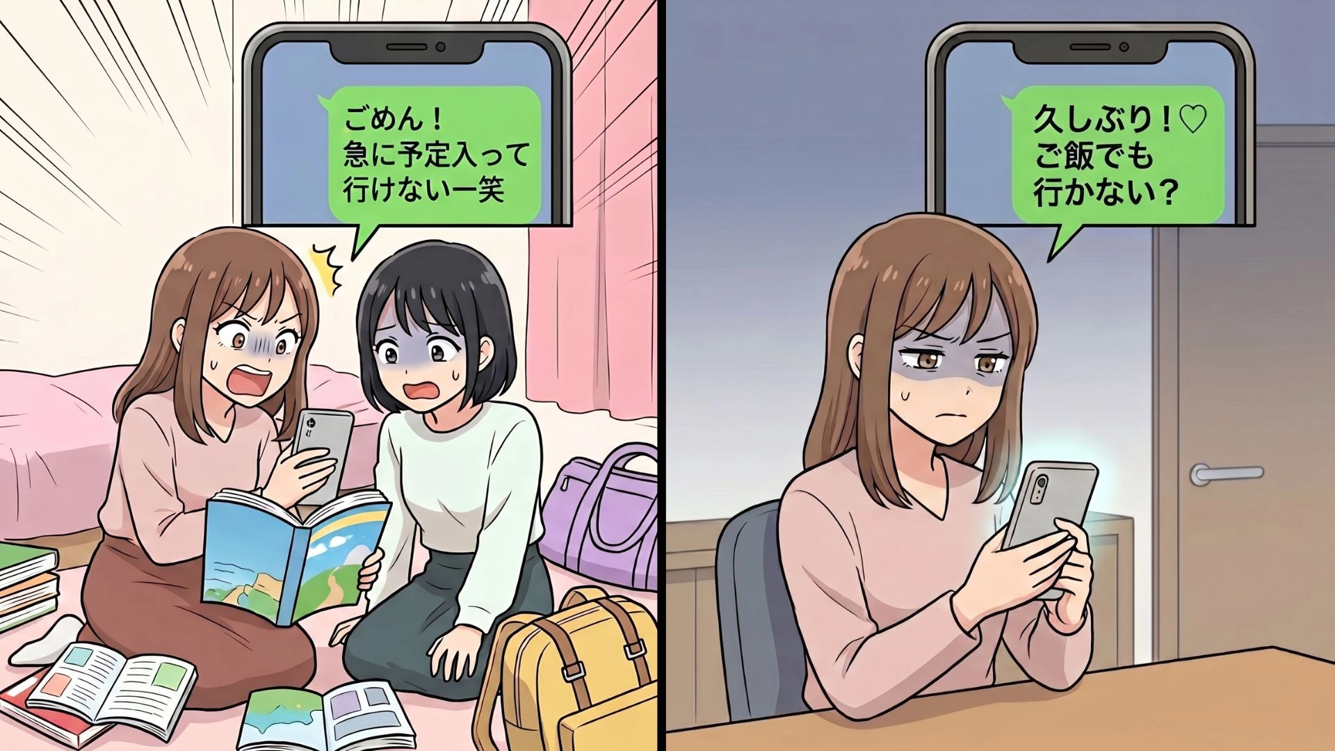 旅行を前日に“ドタキャン”して音信不通になった友だち。数年後に“突然の連絡”が来て...その【恐ろしい目的】とは！