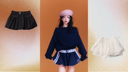 ふんわりシルエットでアイドル気分に♡ お目立ちガーリーな《バルーンミニ》の着こなし方