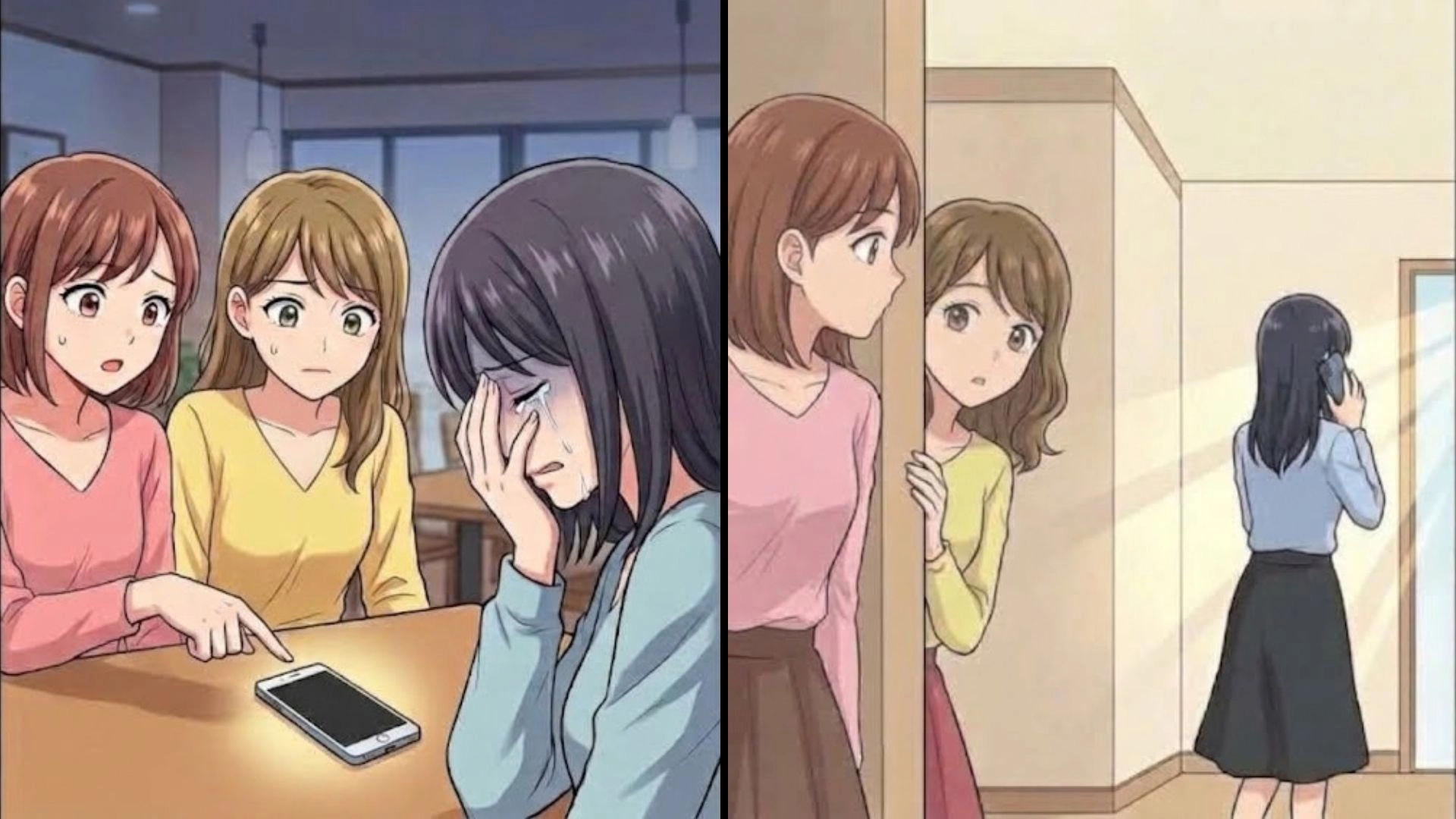 【予想外の展開】「このまま別れることになるかも...」久しぶりに集まった女子会で突然泣き出した友人。慌てて店を飛び出した彼女の後を追うと、【信じられない事実】が発覚して...!