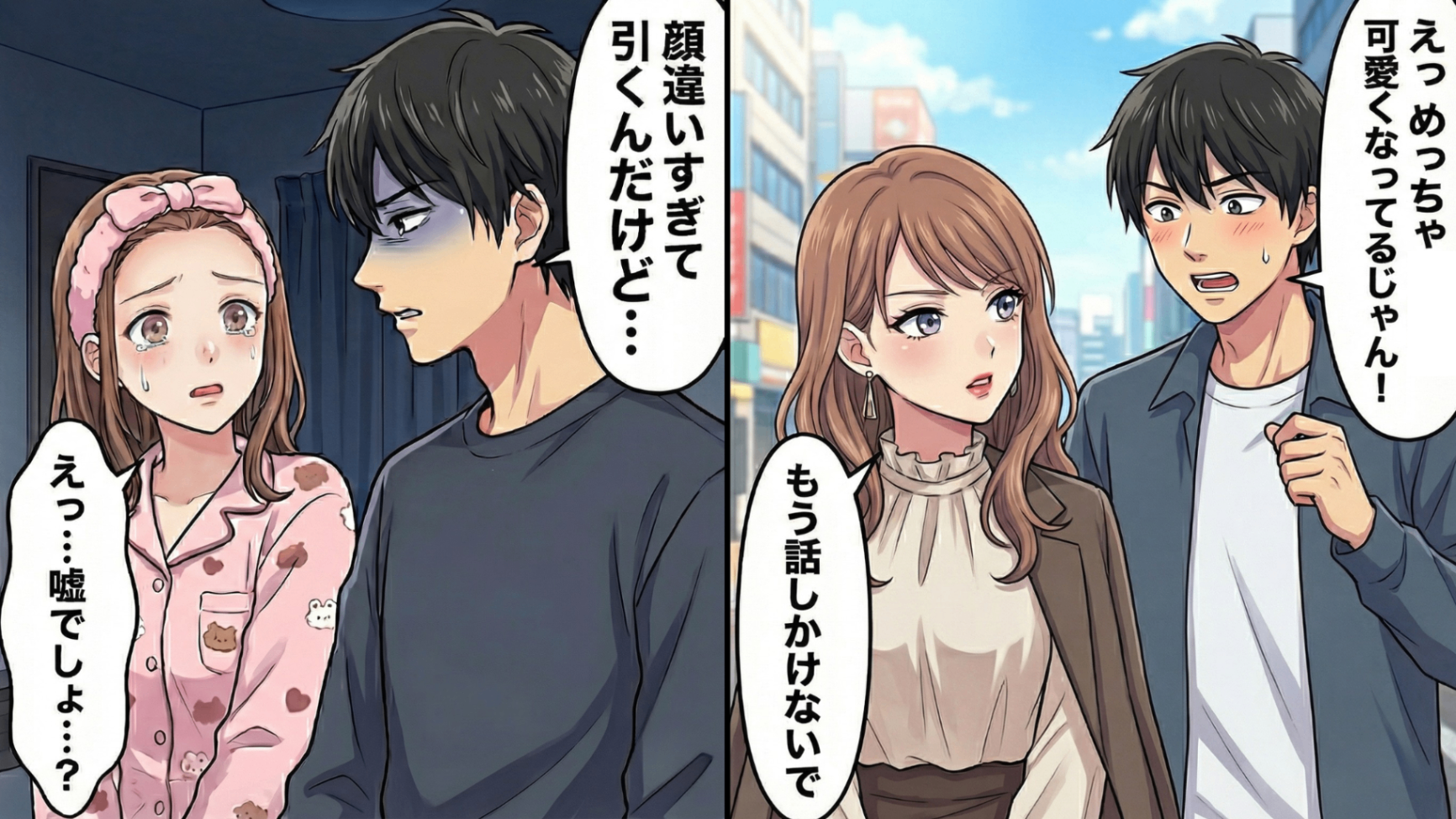 彼氏との【初お泊まりデート】ですっぴん披露♡ すると彼が「顔違いすぎて引く」と衝撃発言...翌日、悲しみが怒りに変わり“ある決意”をした私。立場が一変するまさかの結末に！