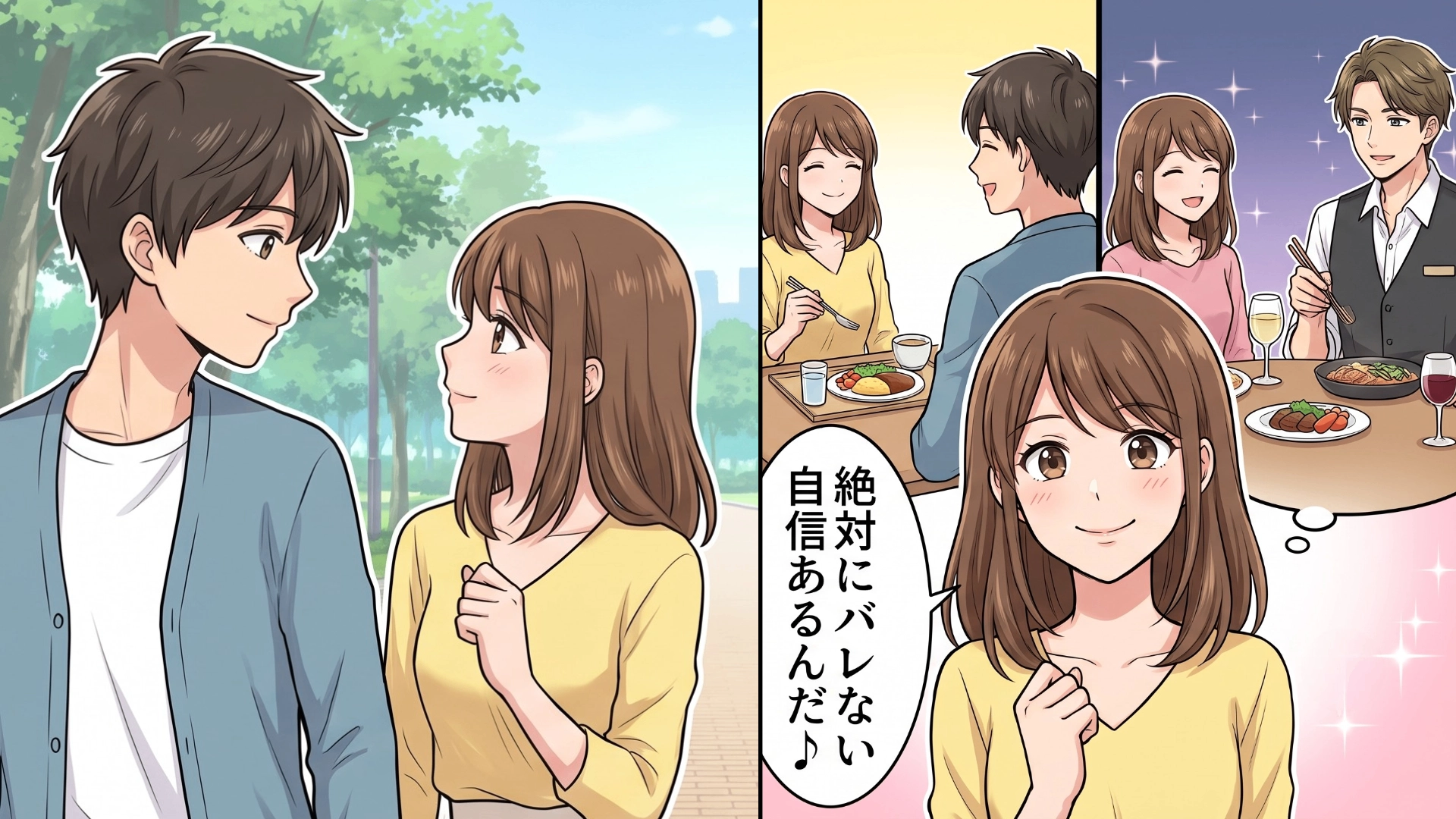 「本当にバレないよ」彼氏持ちの友人がバイト先の先輩と交際！？自信満々に語る【浮気の手口】とは...！・前編
