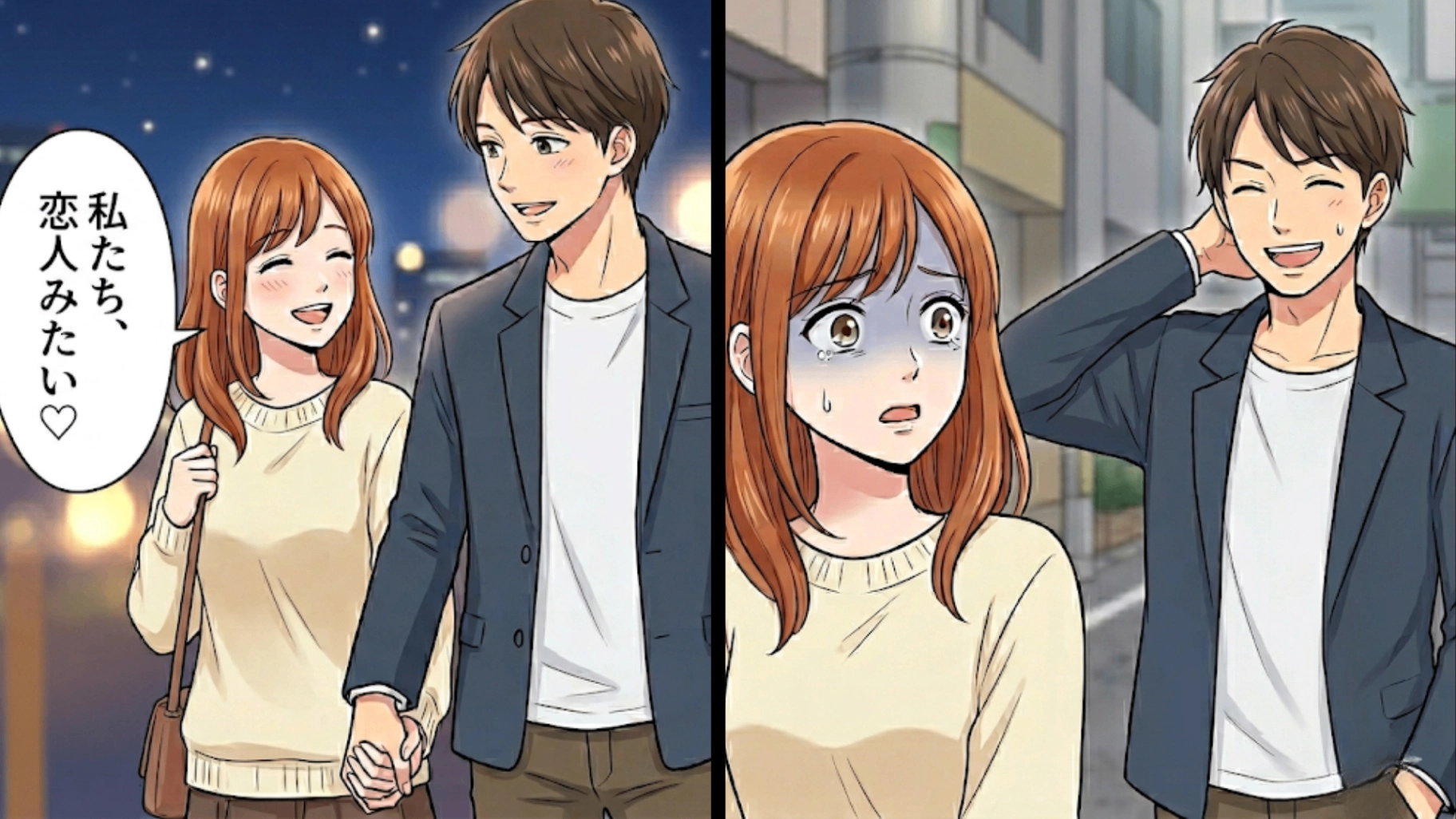 「私たちって付きあってるよね？」彼に勇気を出して聞くと...【とんでもない発言】をされて、主人公絶句！？・前編