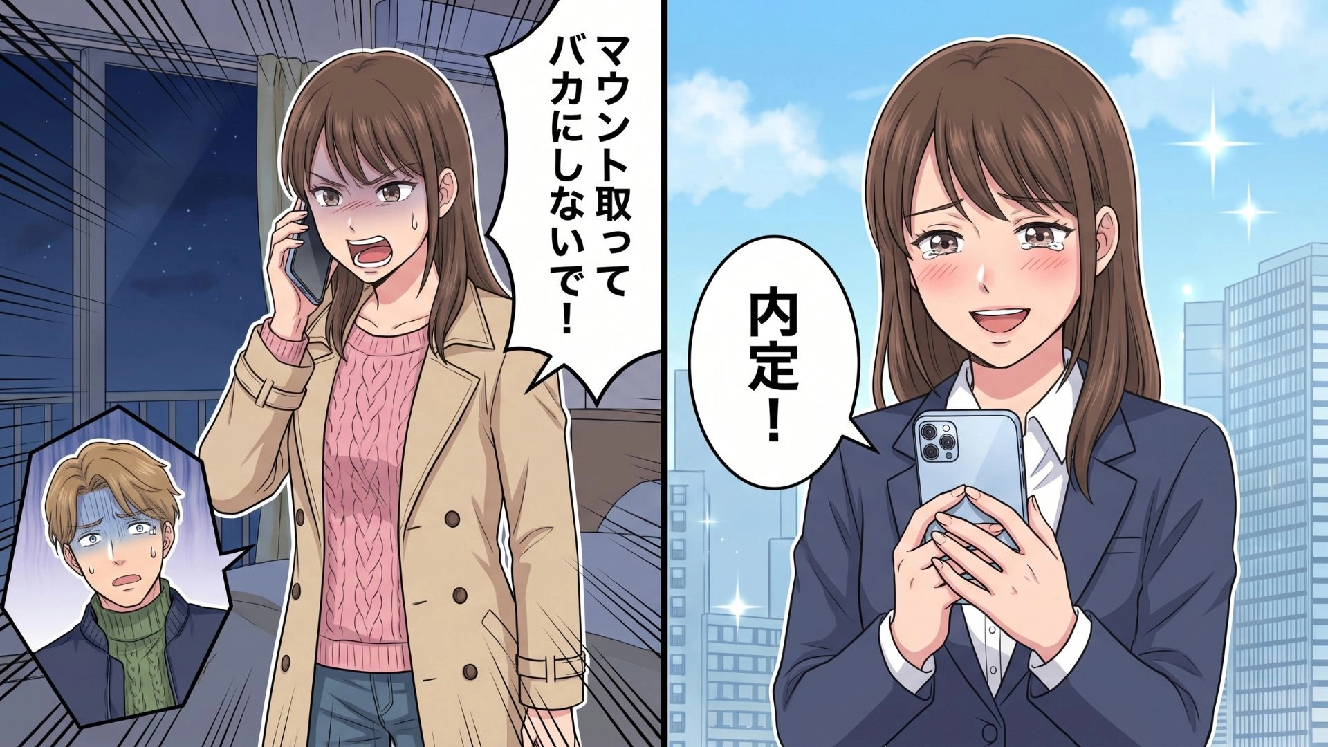 【後編】【最後にスカッと！】「バカにしないで！」マウントを取り続ける年上彼氏。就活の相談をすると、“信じられないひと言”を…！？