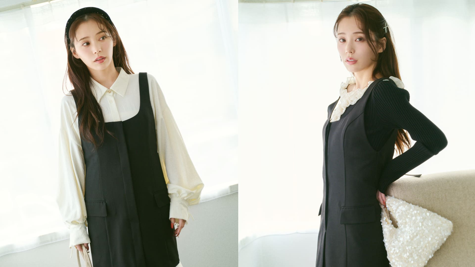 “キレイなお姉さん”を演出できる♡ 夜も昼も大活躍な「シャツワンピ＆ジャンスカ」着回しテク