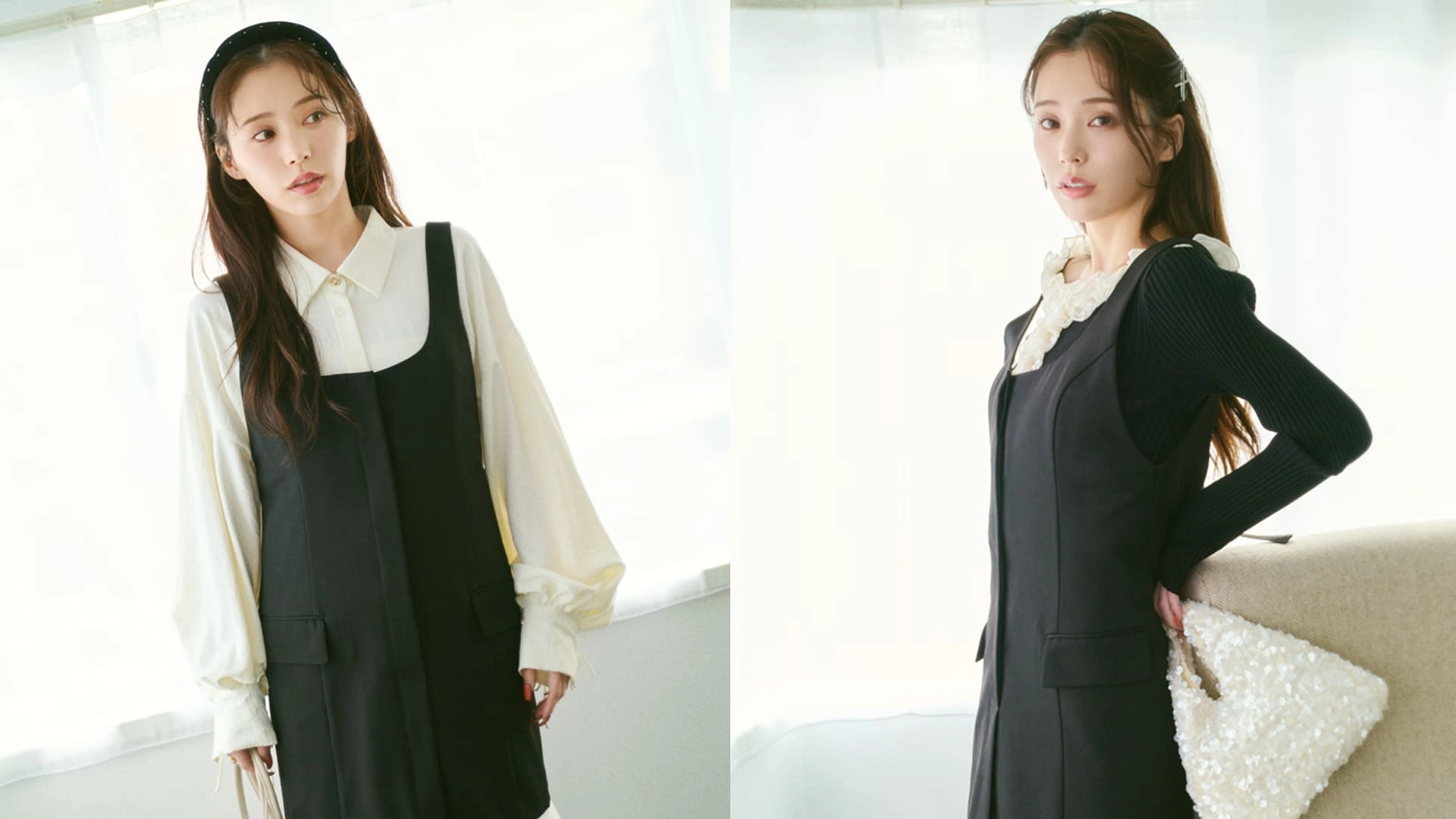 “キレイなお姉さん”を演出できる♡ 夜も昼も大活躍な「シャツワンピ＆ジャンスカ」着回しテク