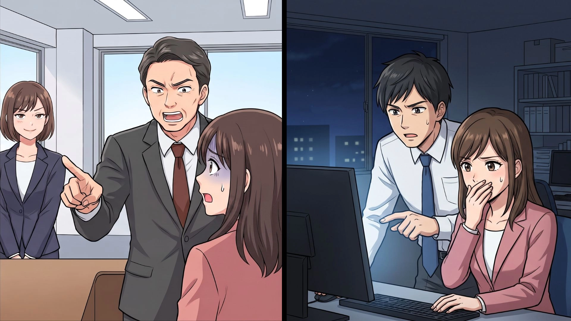 「後輩に嫉妬しているんじゃないか?」【異例のスピード出世】に隠された真実とは...“悪事を企む上司と後輩”を成敗した話。
