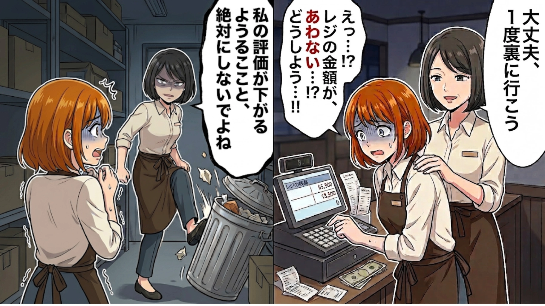 バイト先のやさしい先輩♡ しかし、私のミスをきっかけに【恐ろしい本性】が現れて...！？・前編