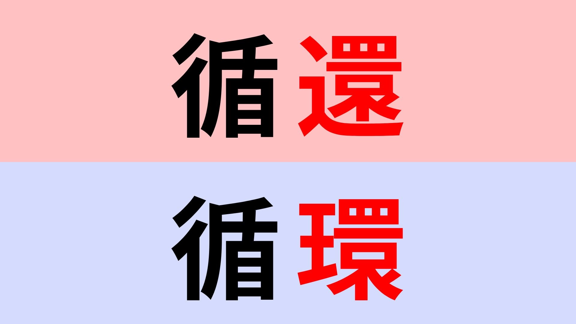【漢字クイズ】「循還」or「循環」正解はどっち？間違えて覚えてない…？