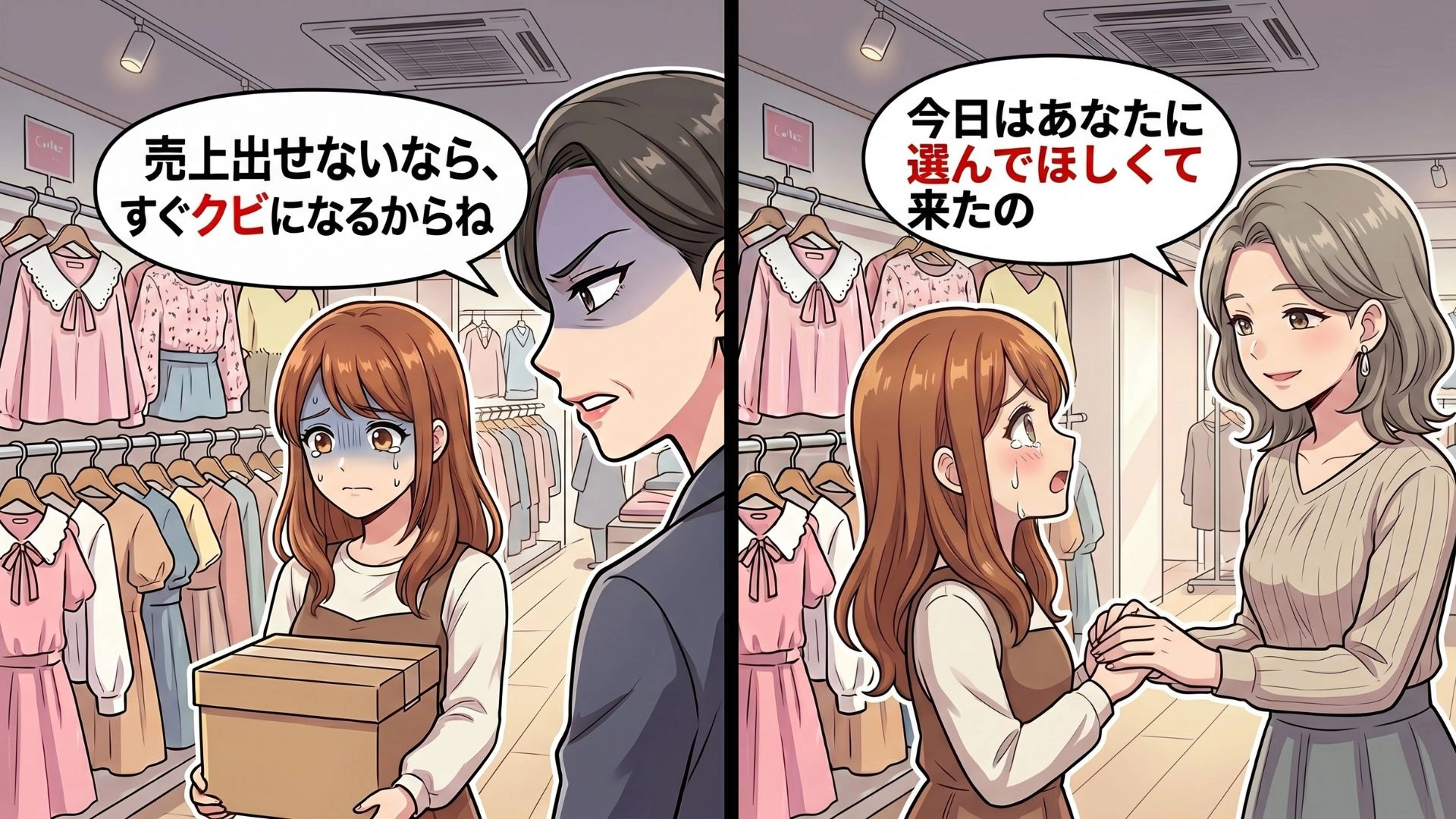 【売上至上主義】の恐ろしい先輩から嫌がらせを受ける日々...主人公を救ってくれたのは、まさかの人物で!