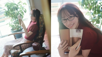 【＝LOVE】音嶋莉沙が着こなすガーリーコーデ♡ 秋色が可愛い「パフでそでニット」着回しテク