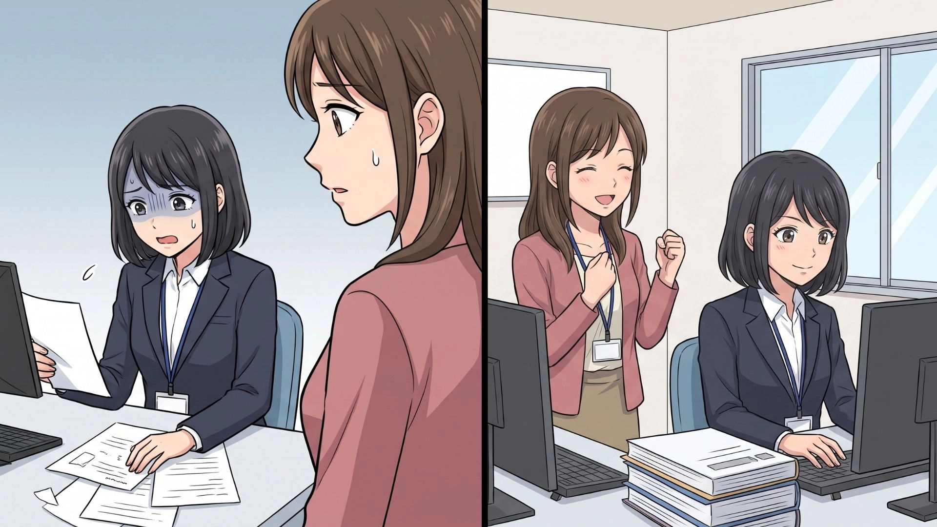 【職場】いつも“完璧な後輩”の様子が最近おかしい…突然、泣き出してしまった彼女の【まさかの悩み】とは...！